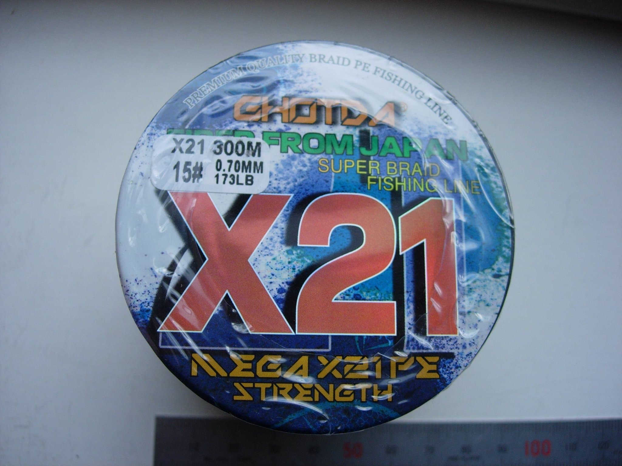 NY X21 Super Braid Fiskelina dia 0.70mm 78kg 300m Flätad Fiskelina 21-trådig