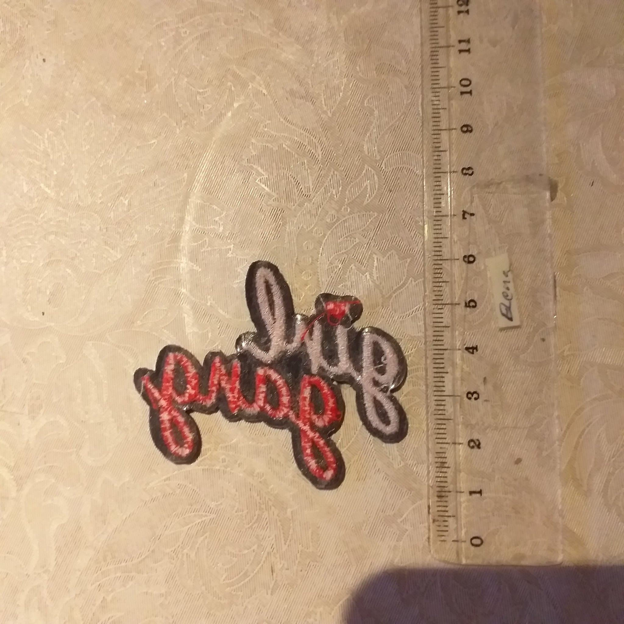 Tygmärke "girl gang"