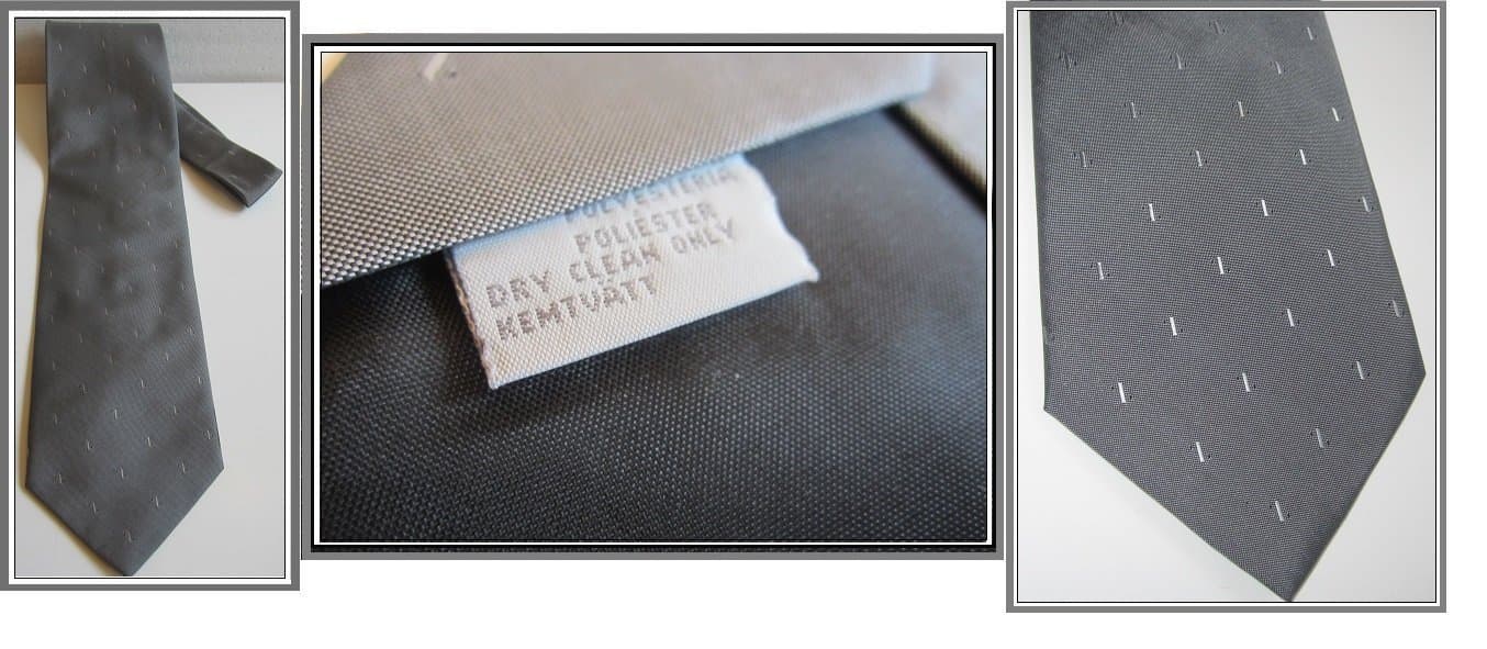 CONWELL NECKTIE / Conwell grå slips /Conwell Men Dress Tie Made in ITALY