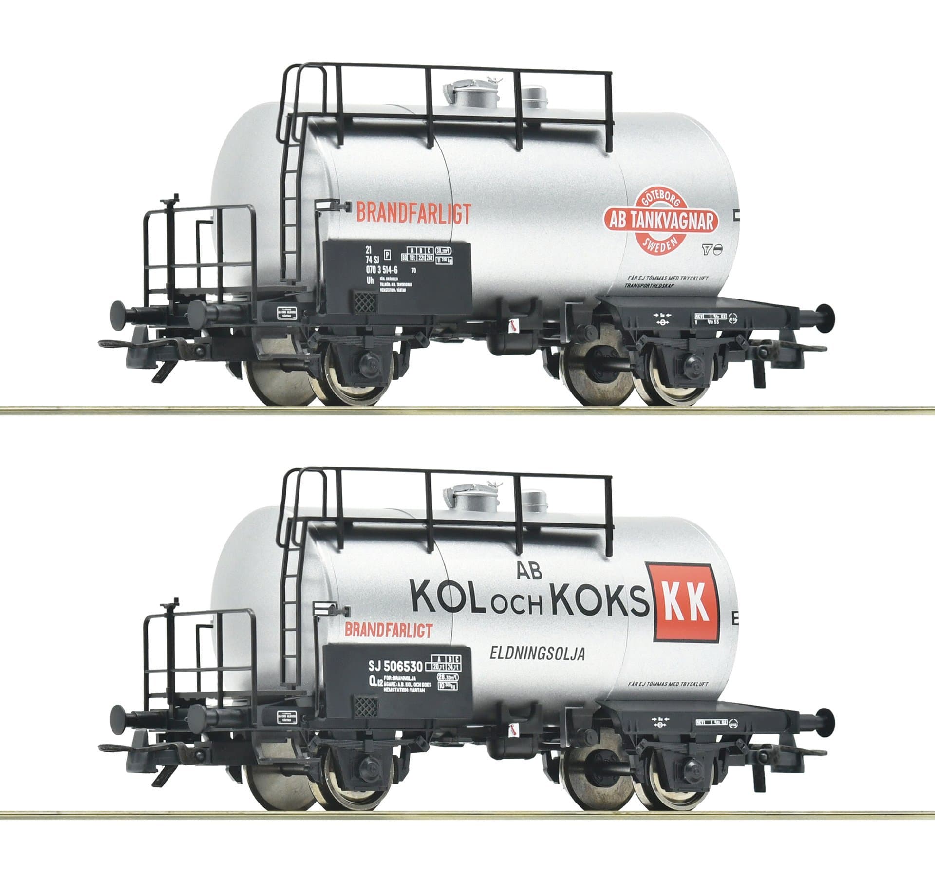 Vagnset 2st, Uh tankvagn, SJ. H0