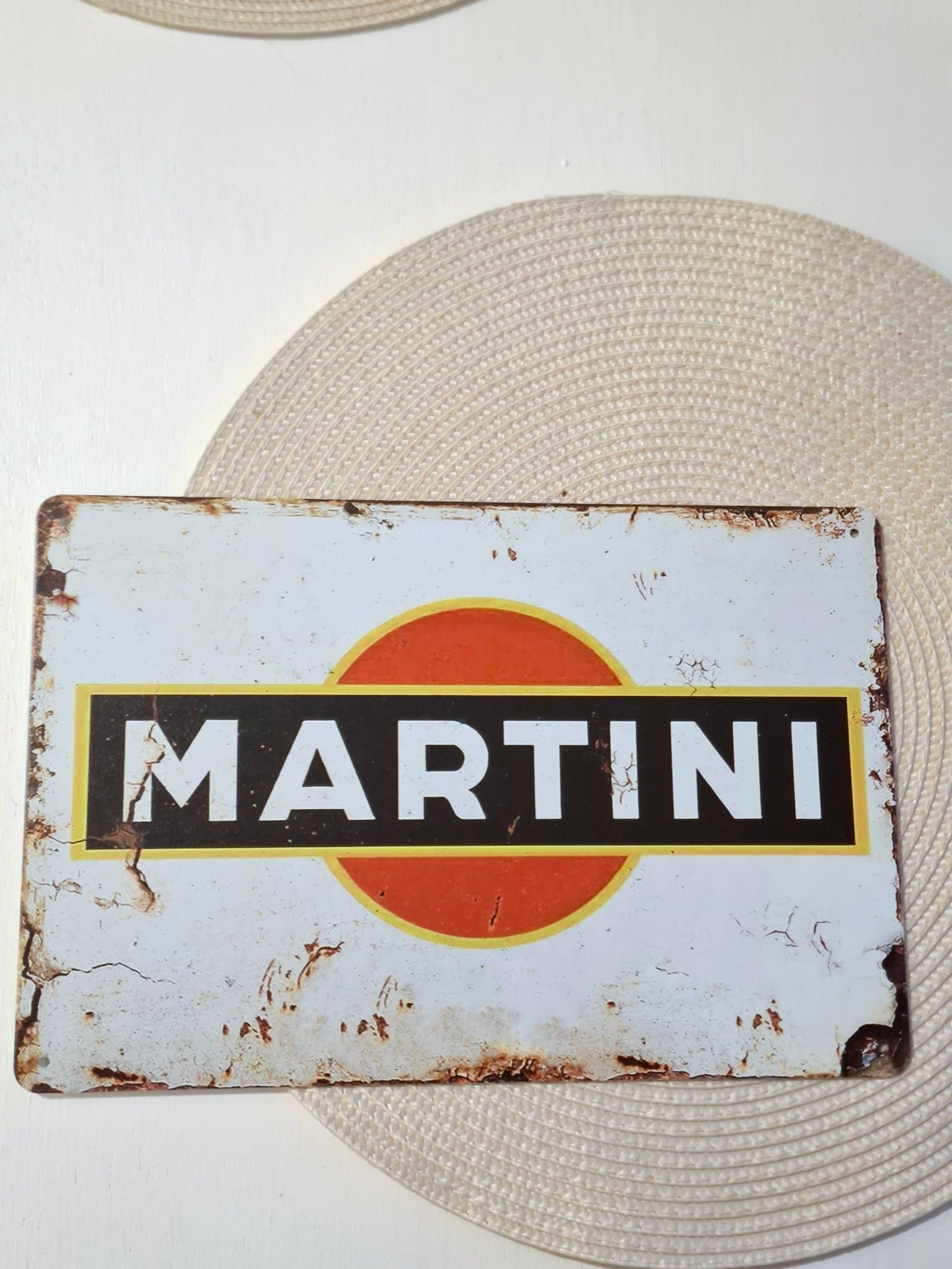Plåttavla - Martini