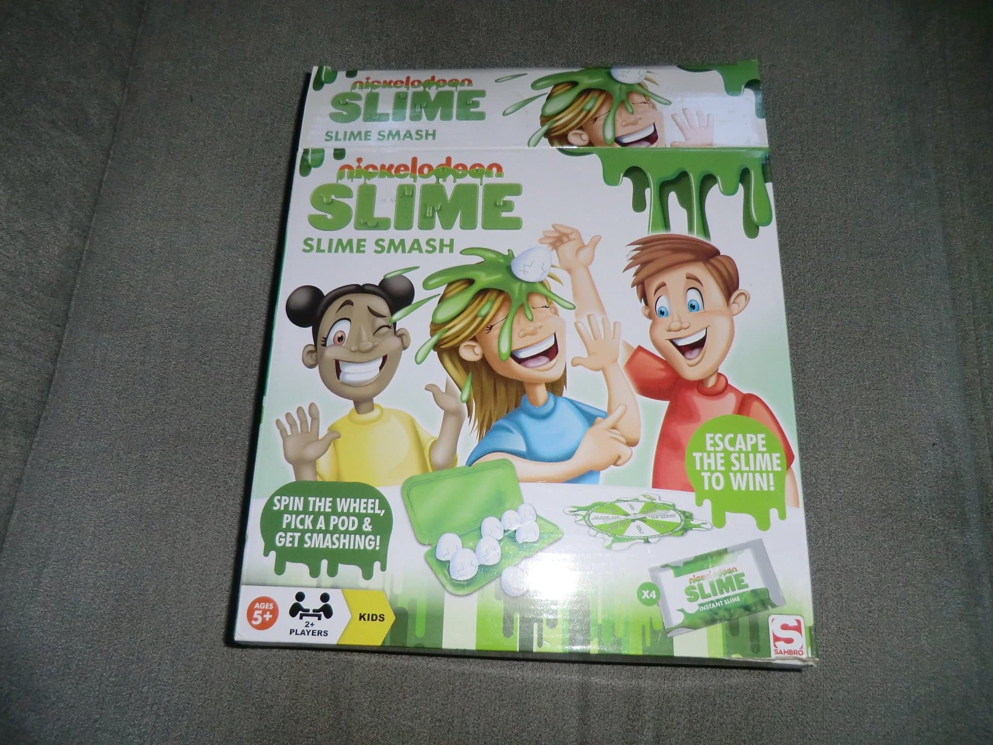 nickelodeon slime smash 2018 mycket fint skick från 5 år samfraktar med kubiztal