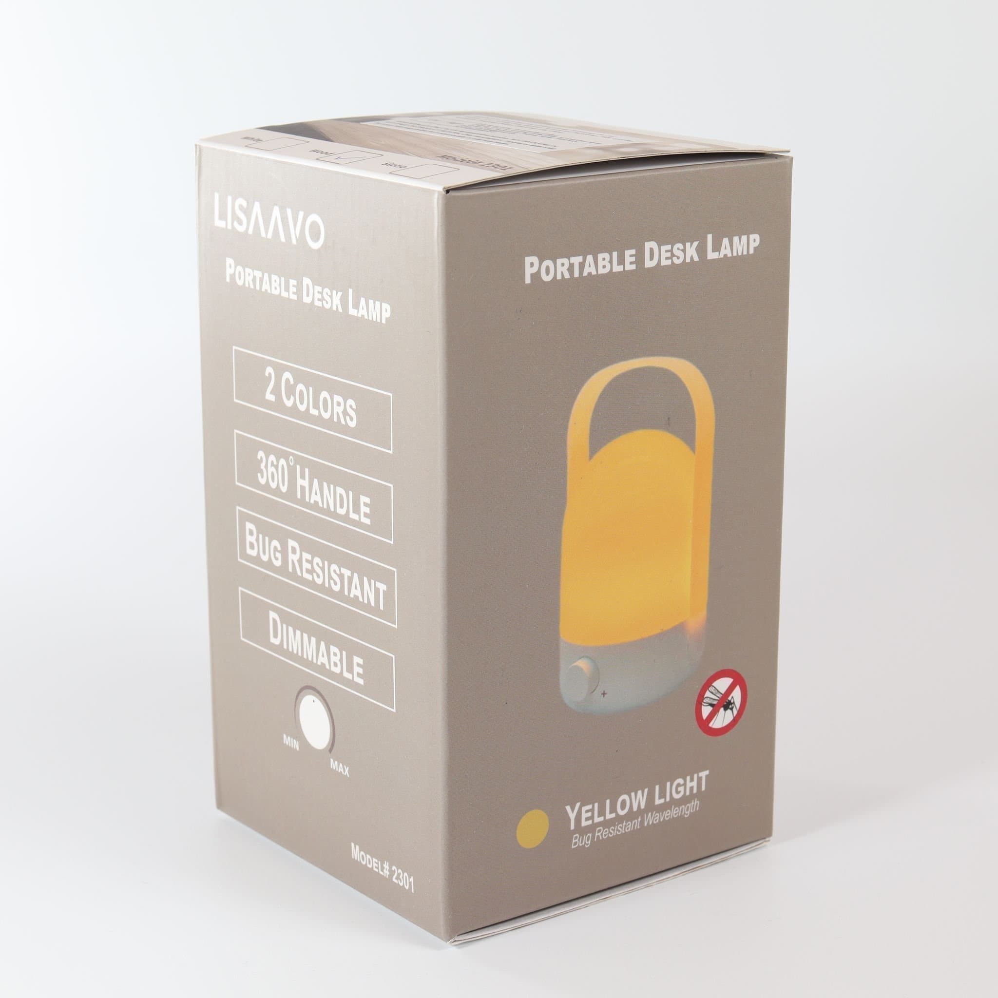 LISAAVO Table 2600mAh Cordless Small Lamp – Perfekt För Sängbord och Belysning