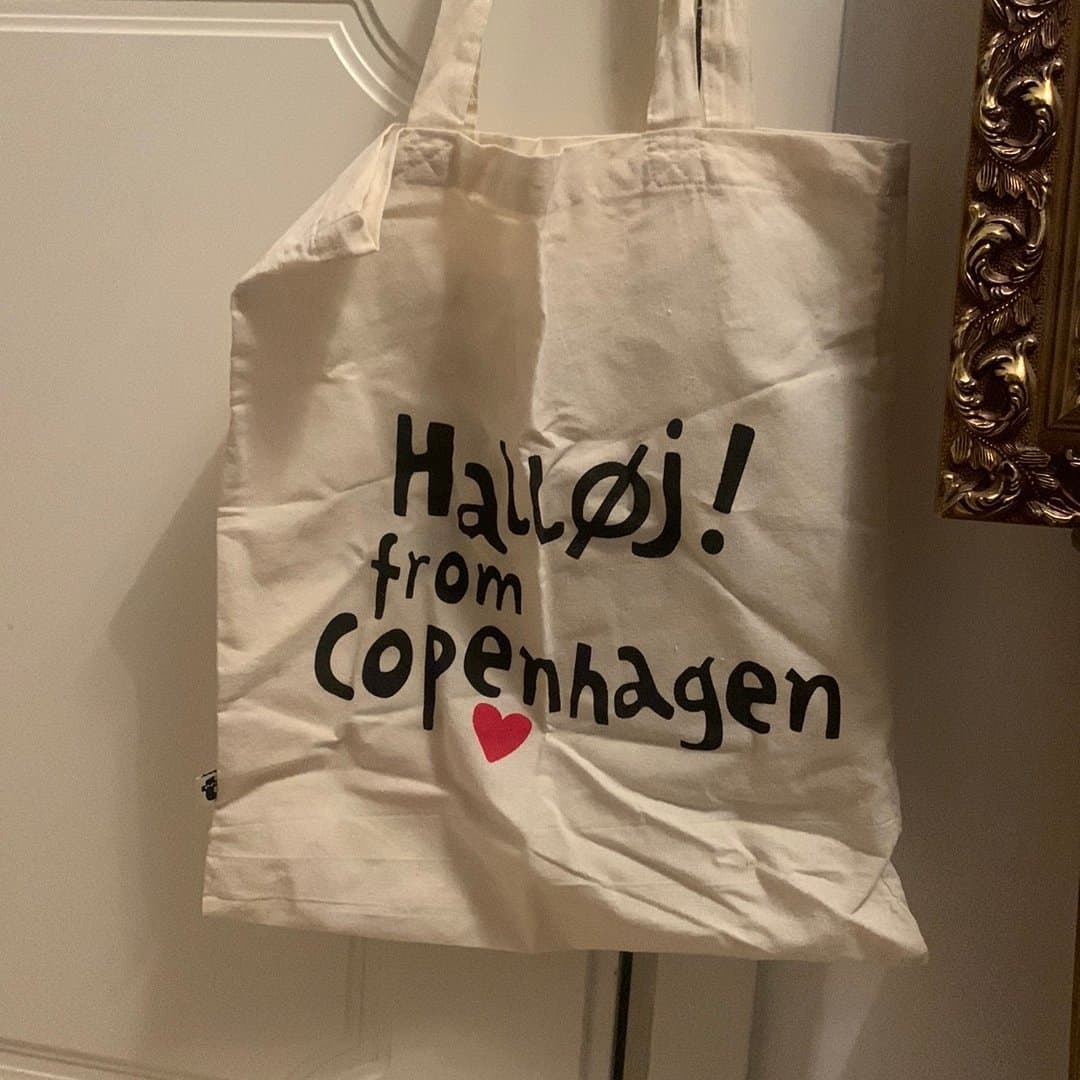 Vit tygväska