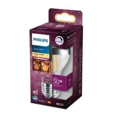 NYA! 4st Philips Dimbar LED 7,2w = 50w E27 filam spegeltop 2700K 650lm Dimmable