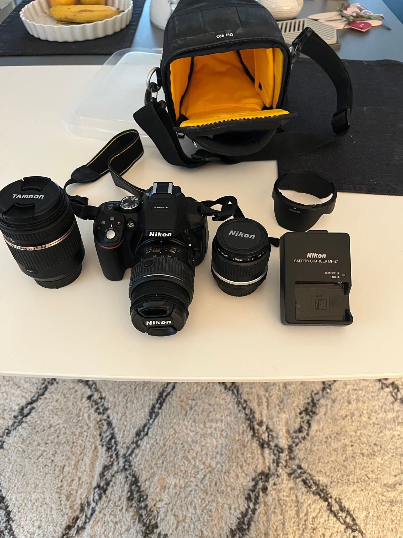 Systemkamera med objektiv