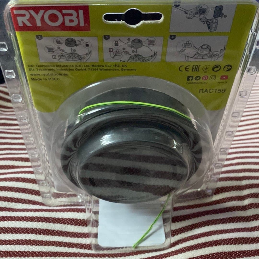 Trimmerhuvud med tråd till Ryobis grästrimmer RY36ELTX33A