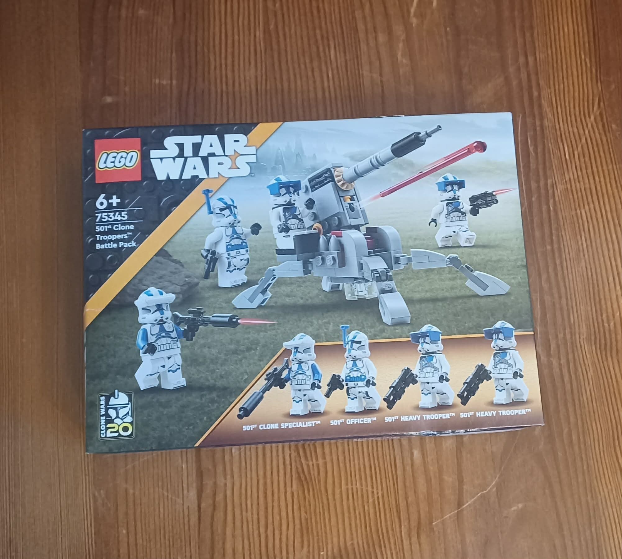 LEGO Star Wars 75345 , 501st Clone Troopers Battle Pack. Helt nytt, oöppnad