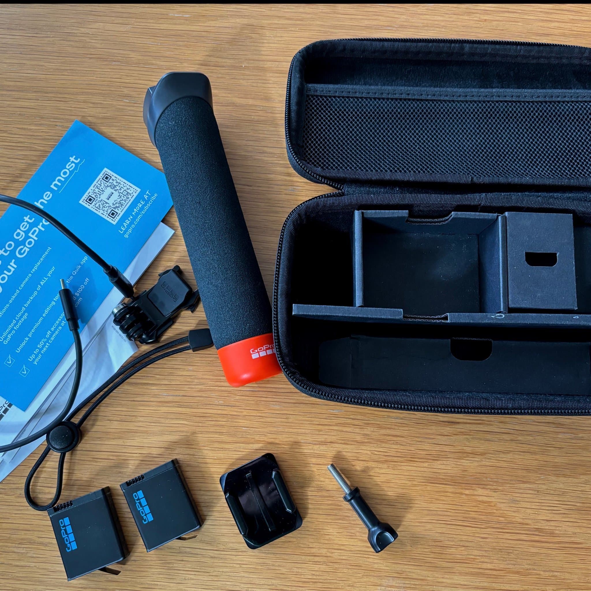 GoPro action 13 hero kit med 2 batterier