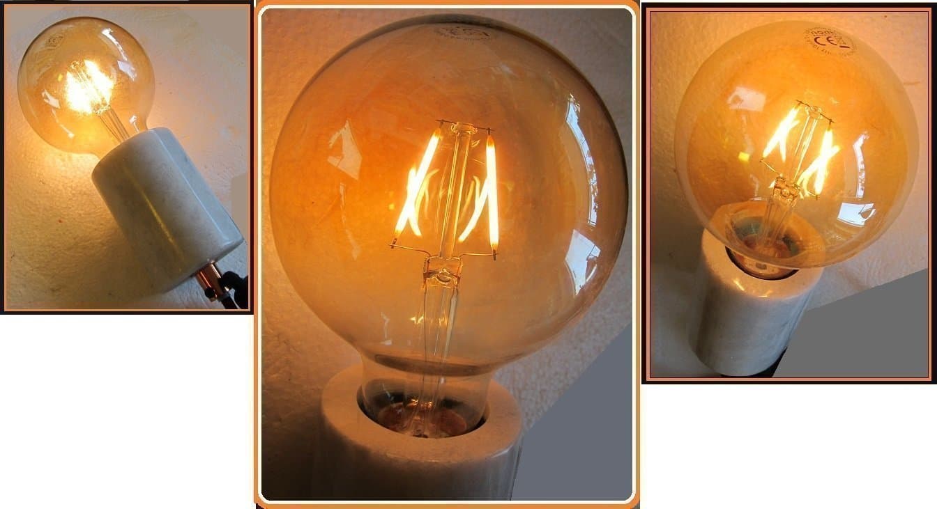 PENDANT white/gray MARBLE LIGHT. BLACK TEXTIL CABLE L = 3 meters condition : NEW