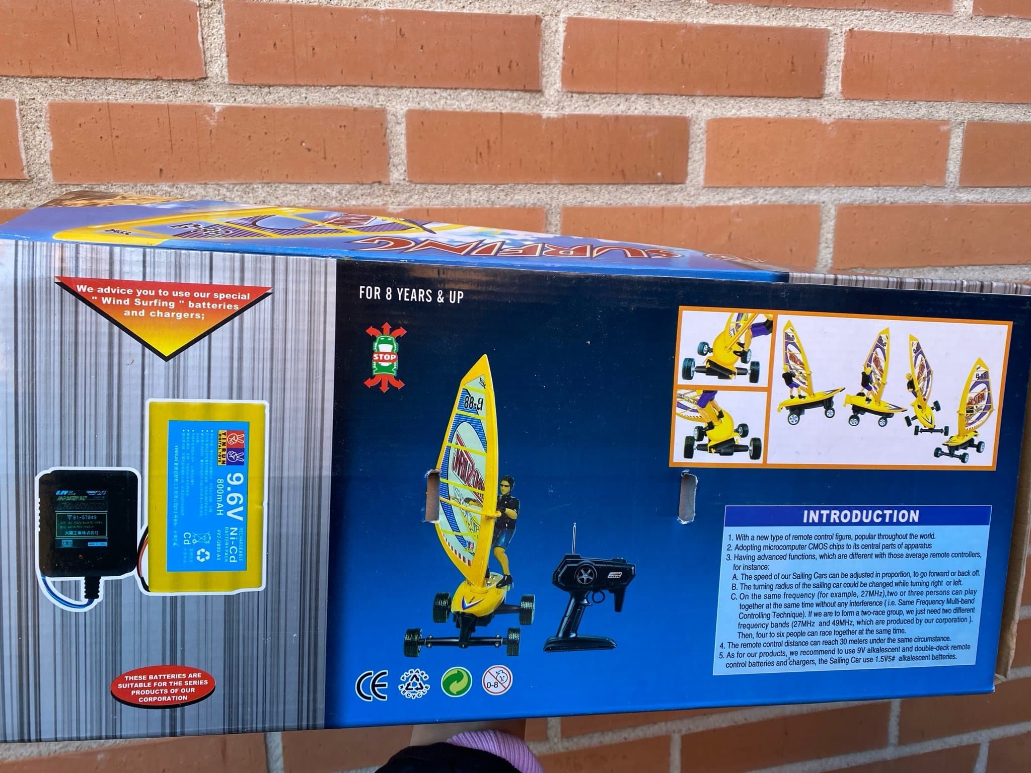 Radiostyrd windsurfing-leksak (R/C)