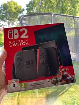 Nintendo Switch 2 + Mario Kart World Bundle - helt ny/oanvänd med kvitto