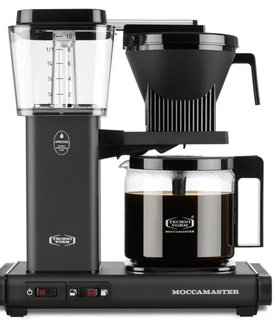 Moccamaster Optio Kaffebryggare 1.25 L Matt Svart