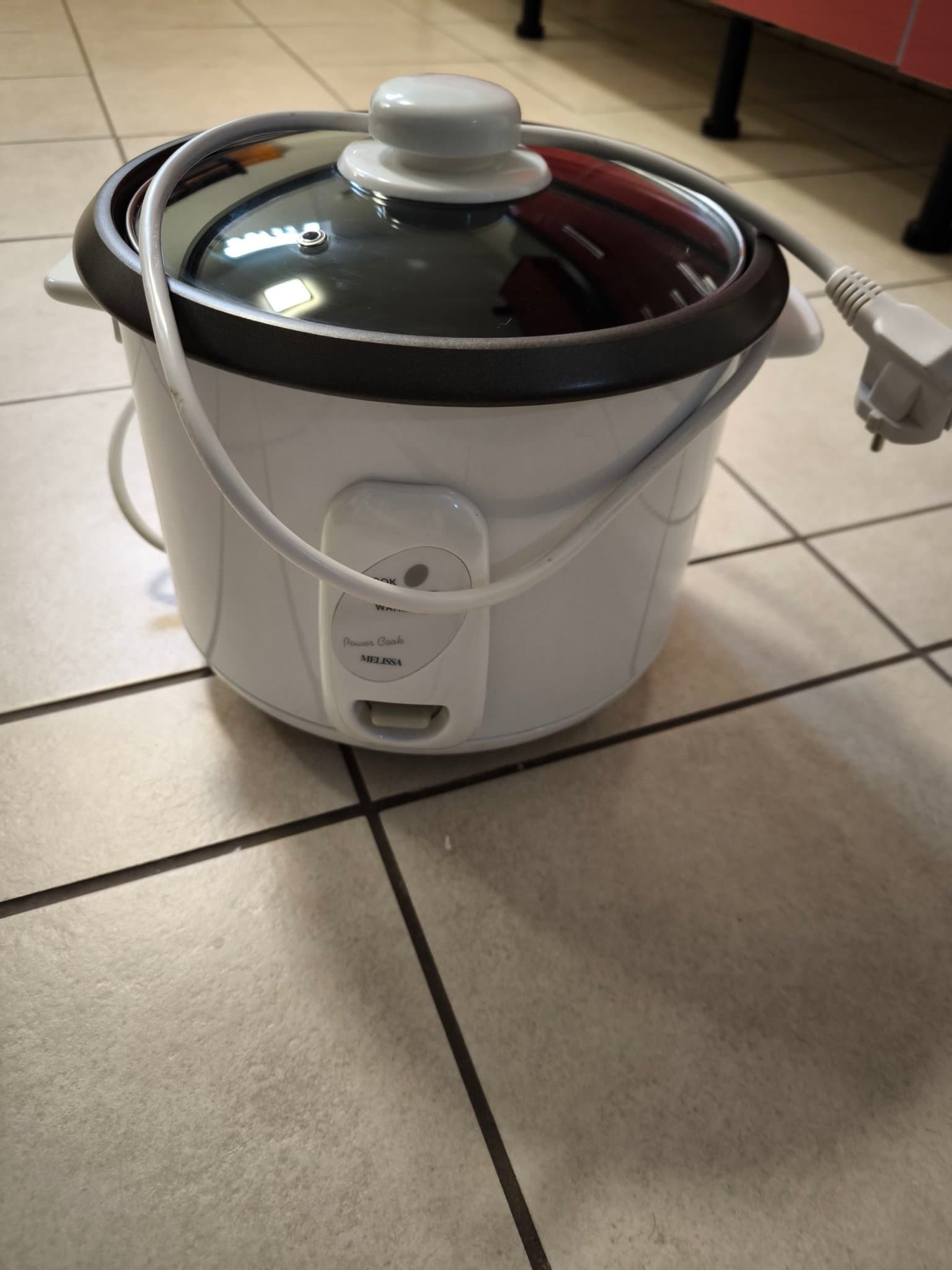 Riskokare med non-stick beläggning och glastak