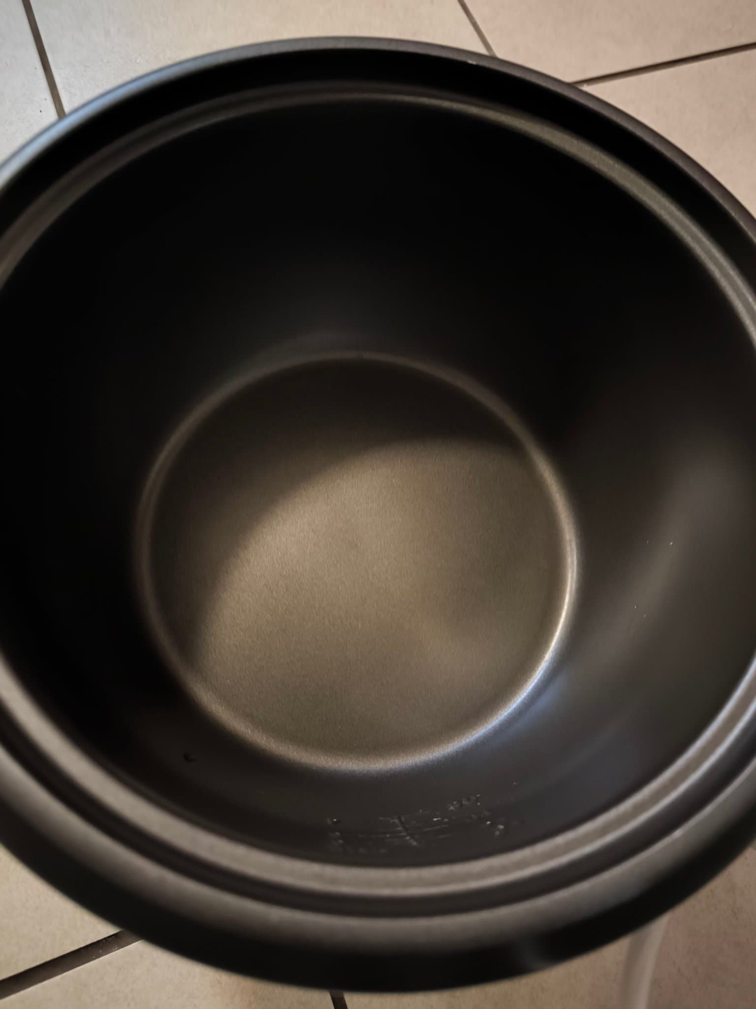 Riskokare med non-stick beläggning och glastak