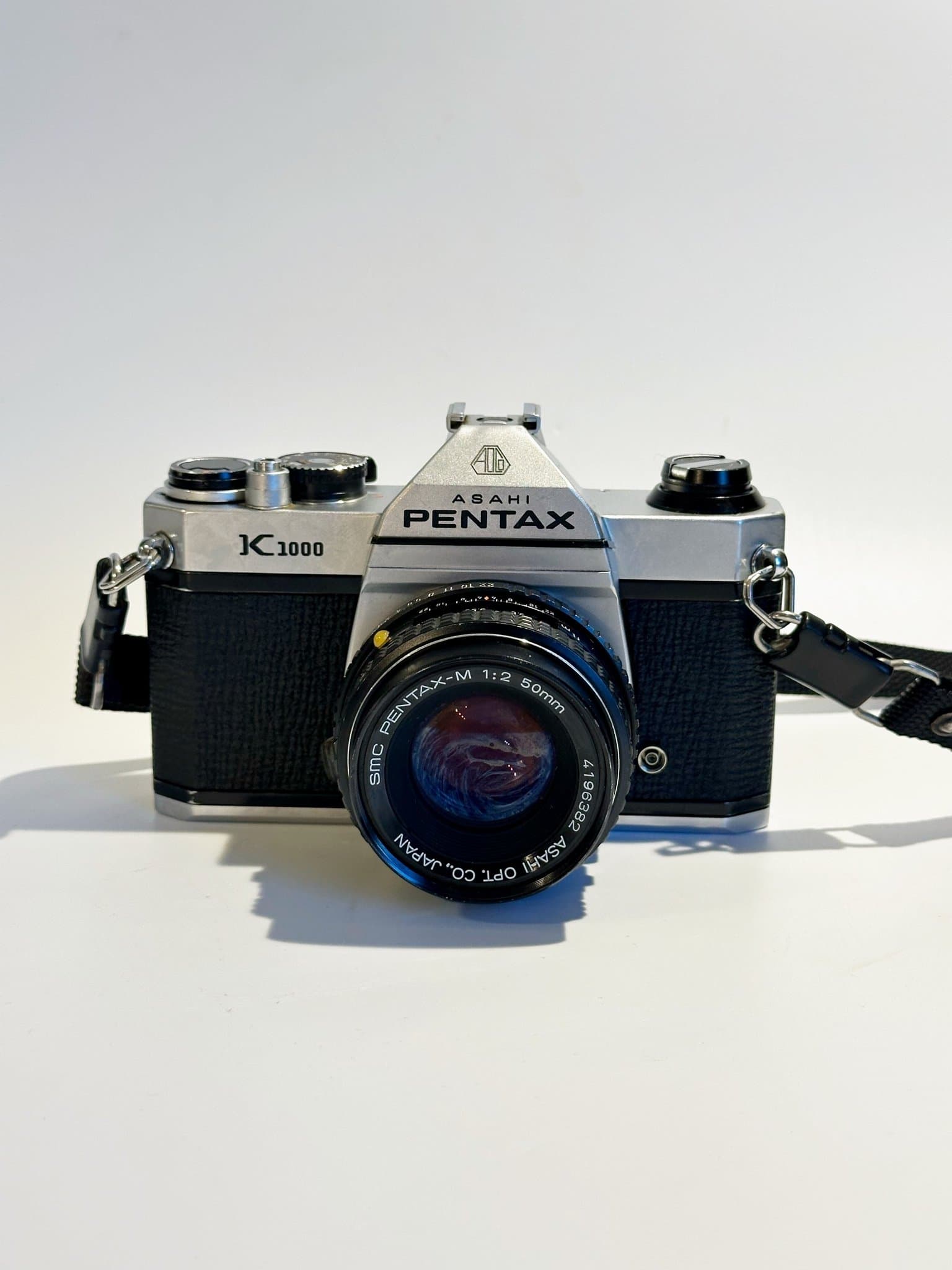 Pentax Asahi K1000 Analog Kamera med Objektiv - Riktigt Bra Skick!