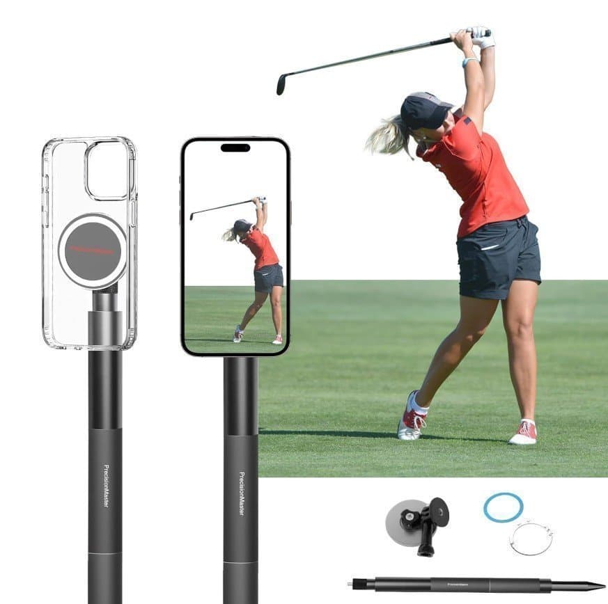Precision Master Golf - Telefonhållare för Golfsving