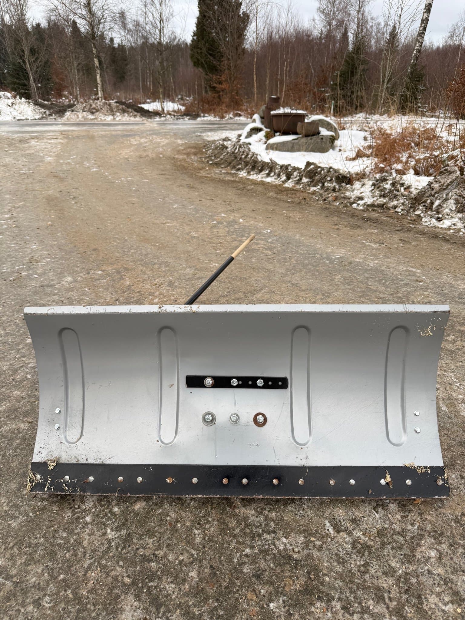 Snöblad för åkgräsklippare