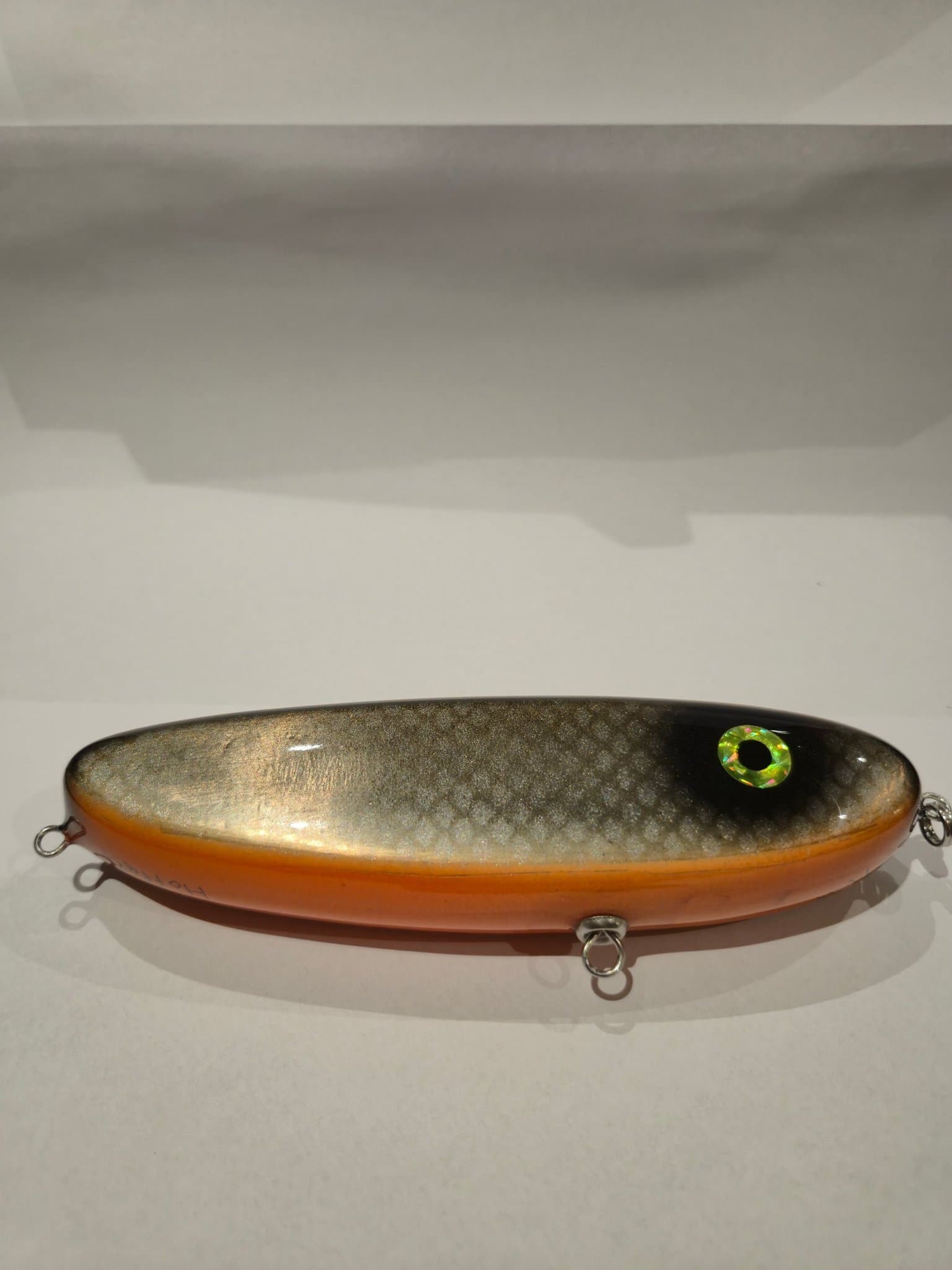 Handgjort träbete, HoffaJerk 15cm . färgen Fegis. 1/6st 2026
