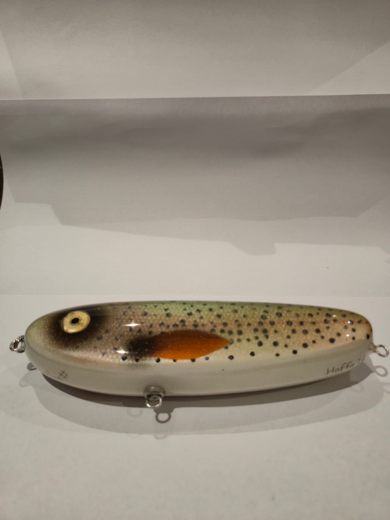 Handgjort träbete, HoffaJerk 15cm . färgen Regnbåge. 4/6st 2026