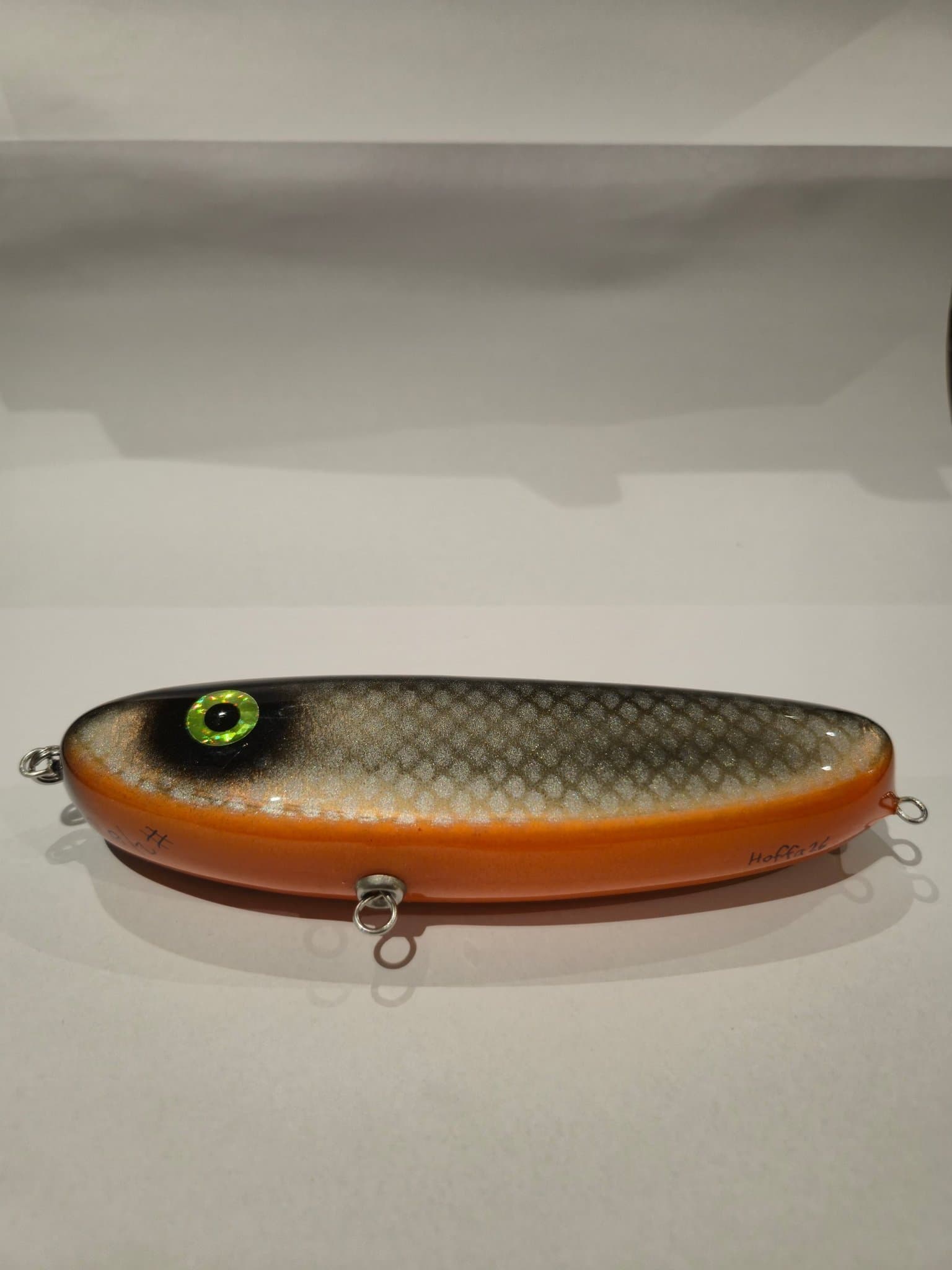 Handgjort träbete, HoffaJerk 15cm . färgen Fegis. 2/6st 2026