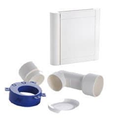 NY! Nilfisk Frithiof Suguttag Vägg m monteringsdetaljer till centraldammsugare