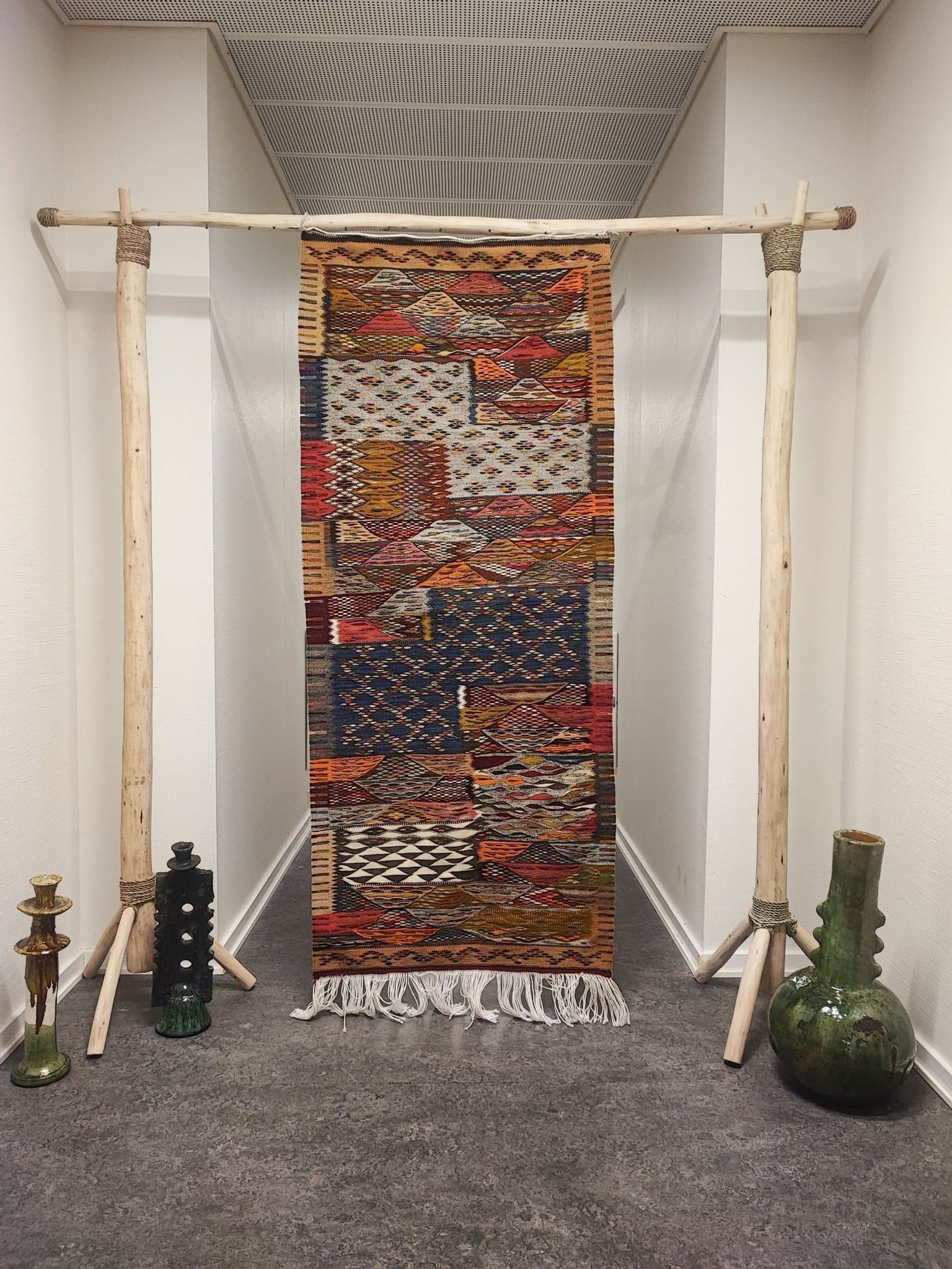 Unik mästerverk Berber matta 65×160 cm