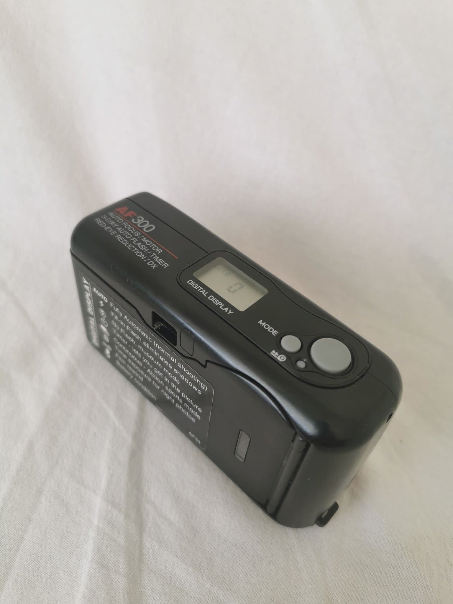 Vivitar af300, med ny filmrulle.