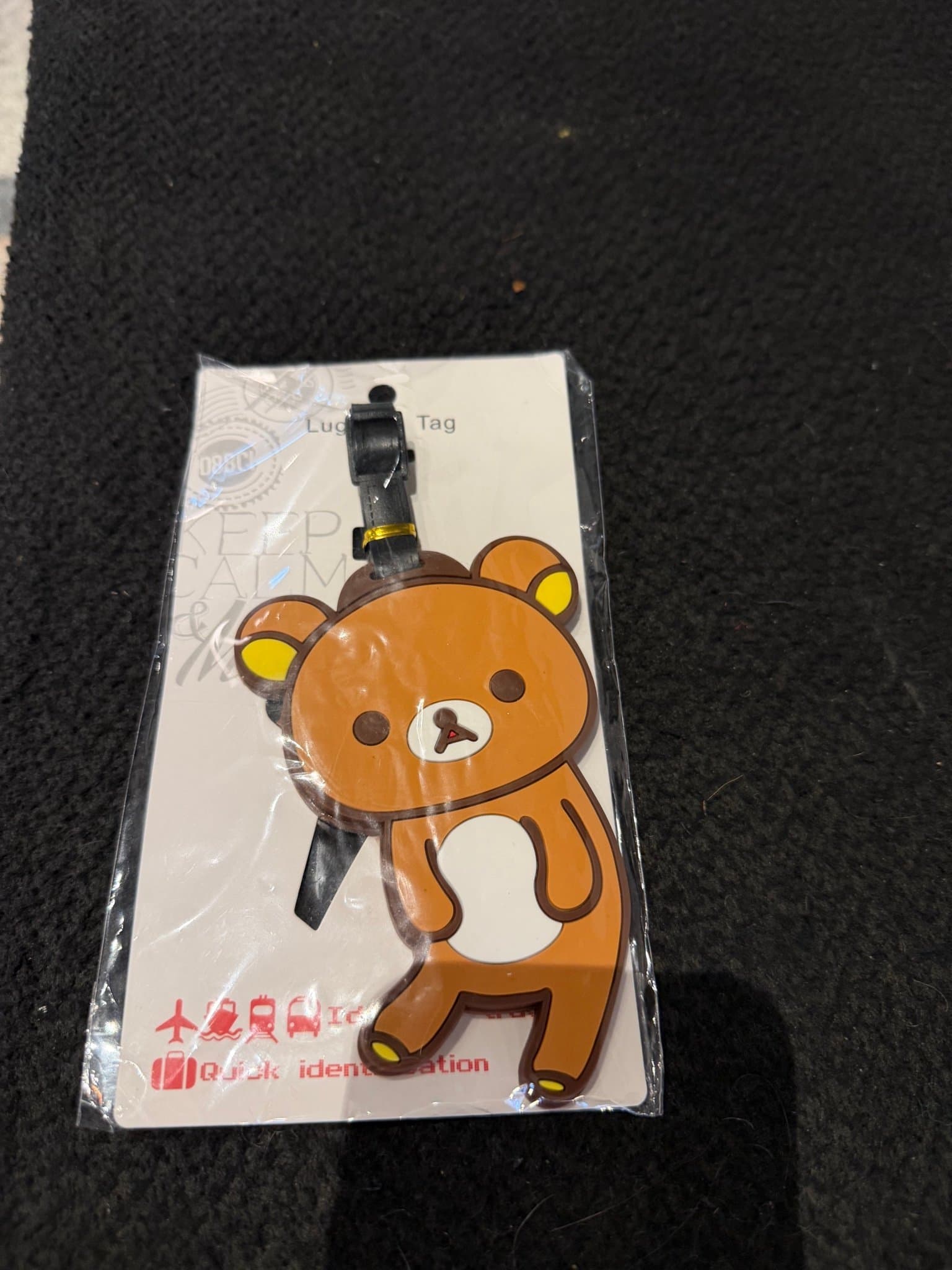 Rilakkuma luggage tag Oanvänd
