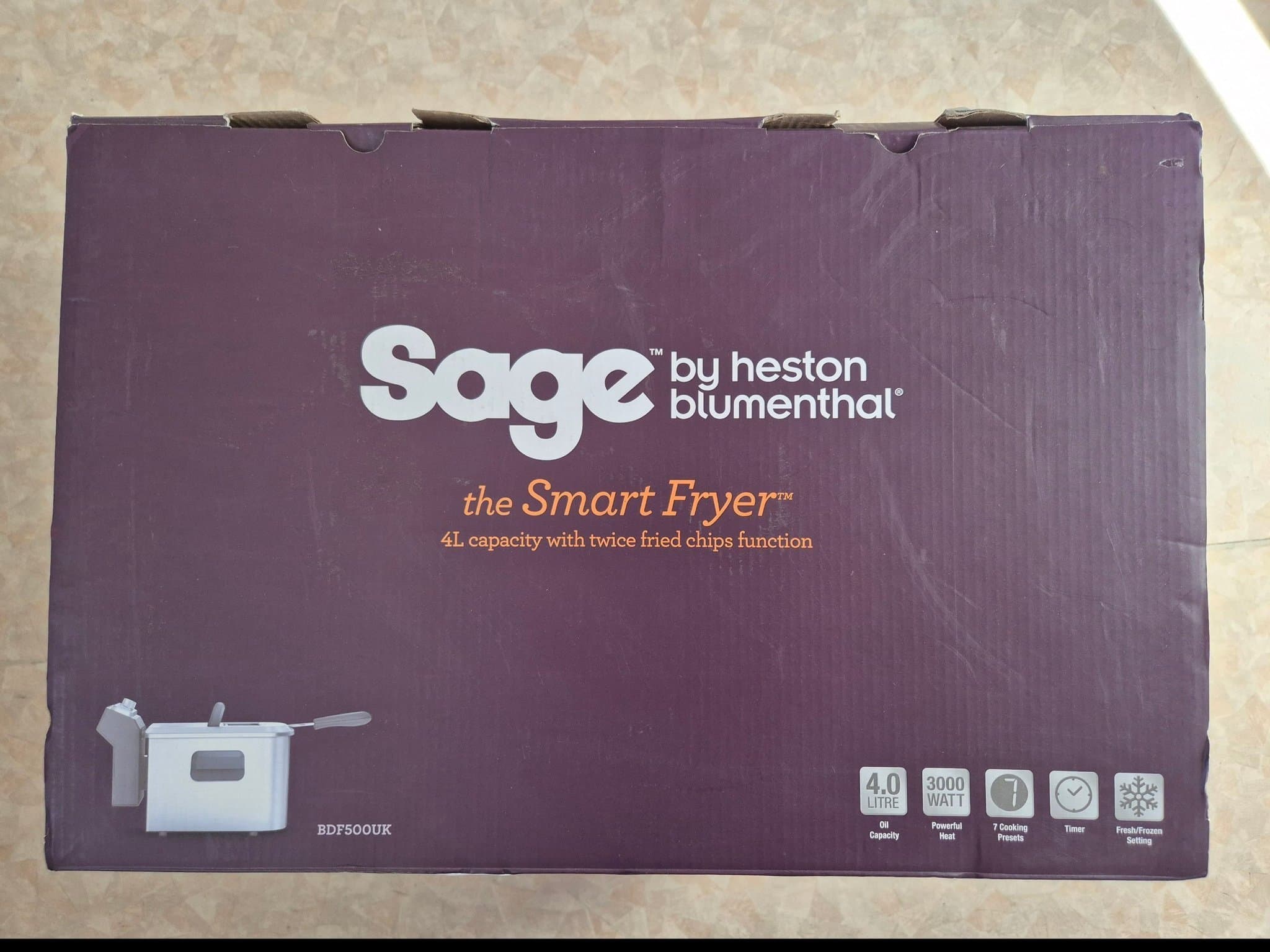 Sage by Heston Blumenthal The Smart Fryer BDF500UK Fritös