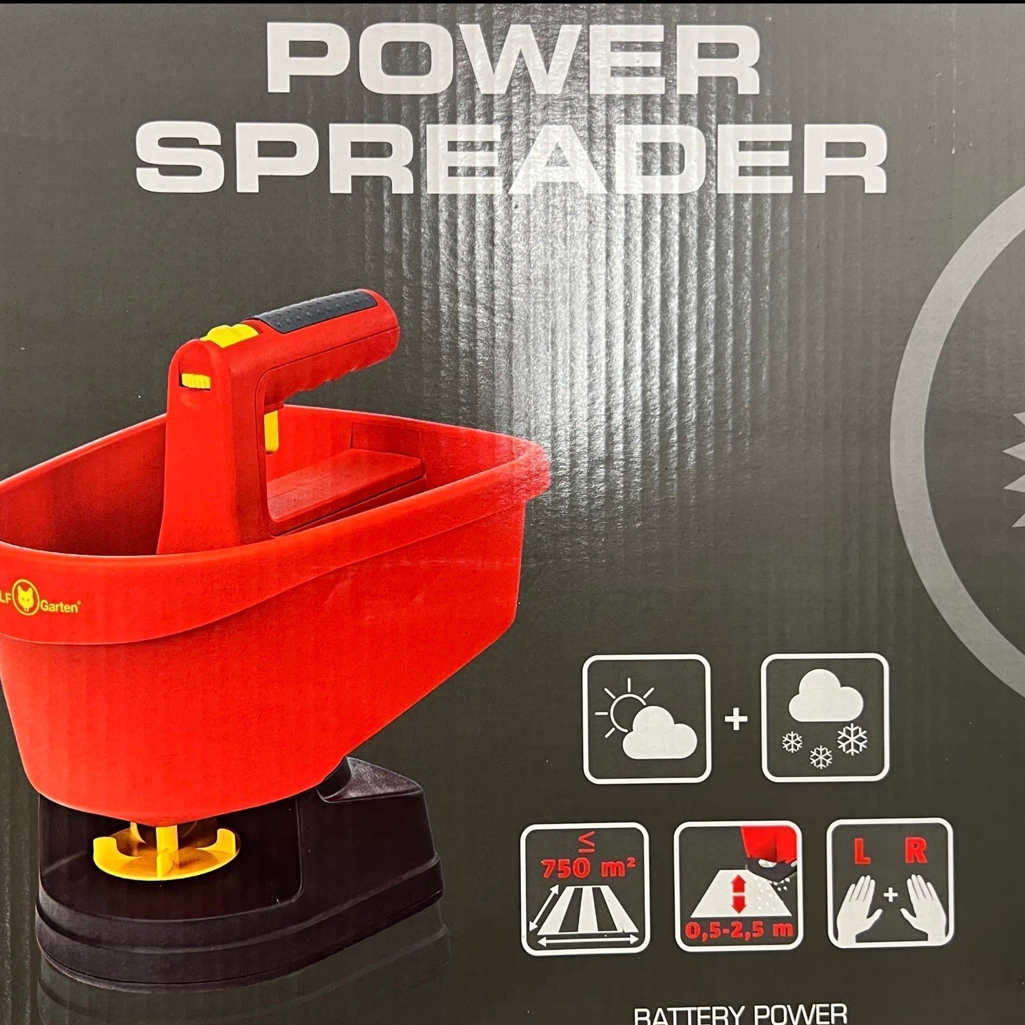 Spridare för Gräsfrö / Gödning / Salt