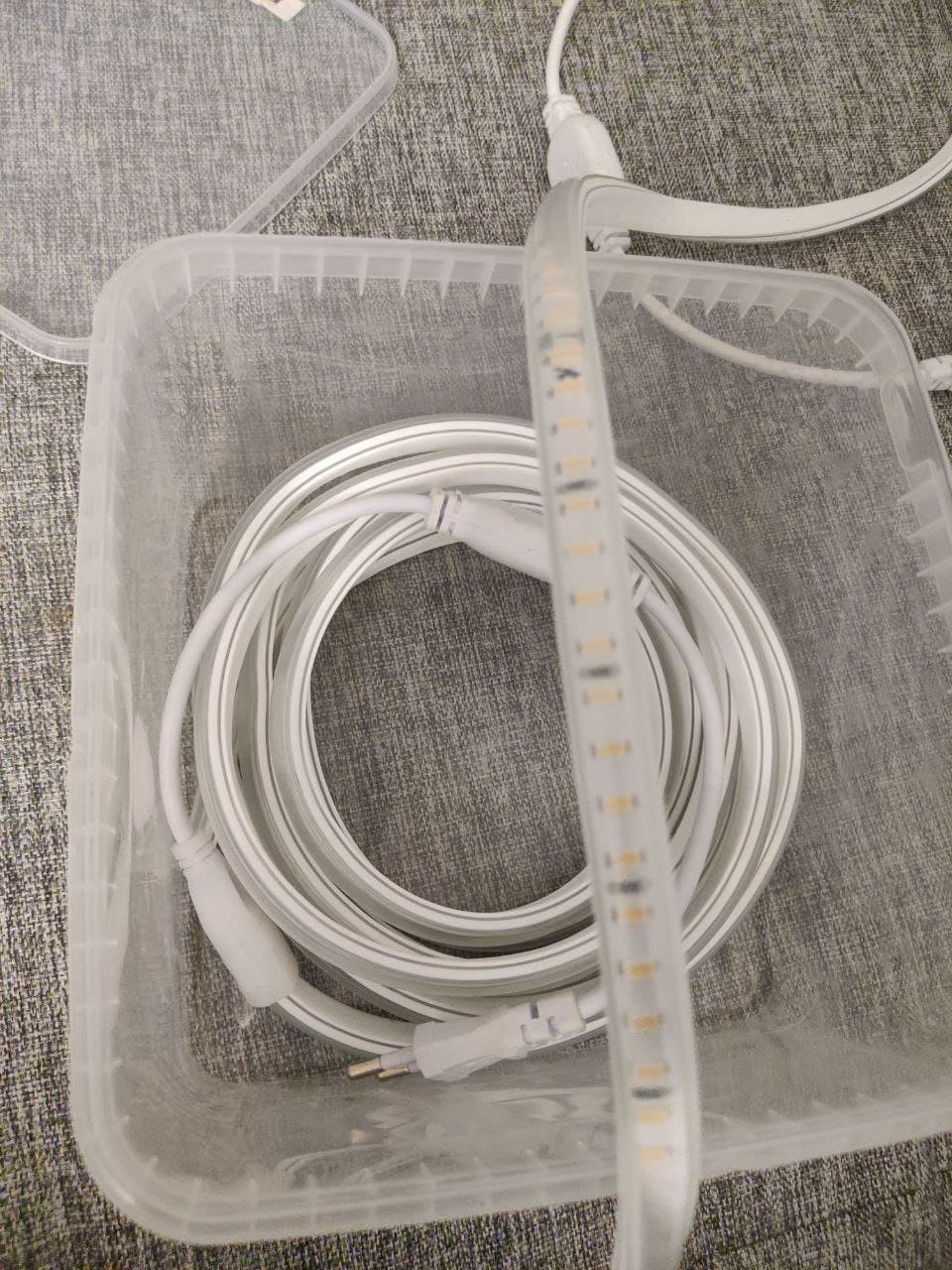 Used 4 meters – LED Light Strip –4000K Neutral White – 120 LED/meter