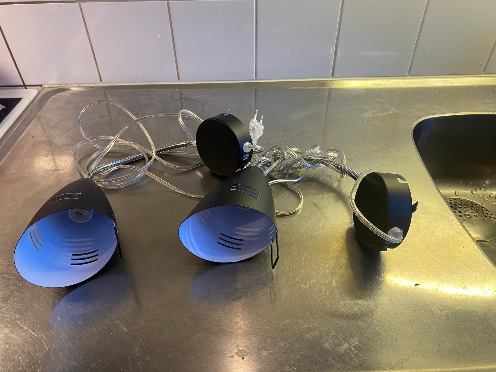 Spotlightskena med 3 spotlights