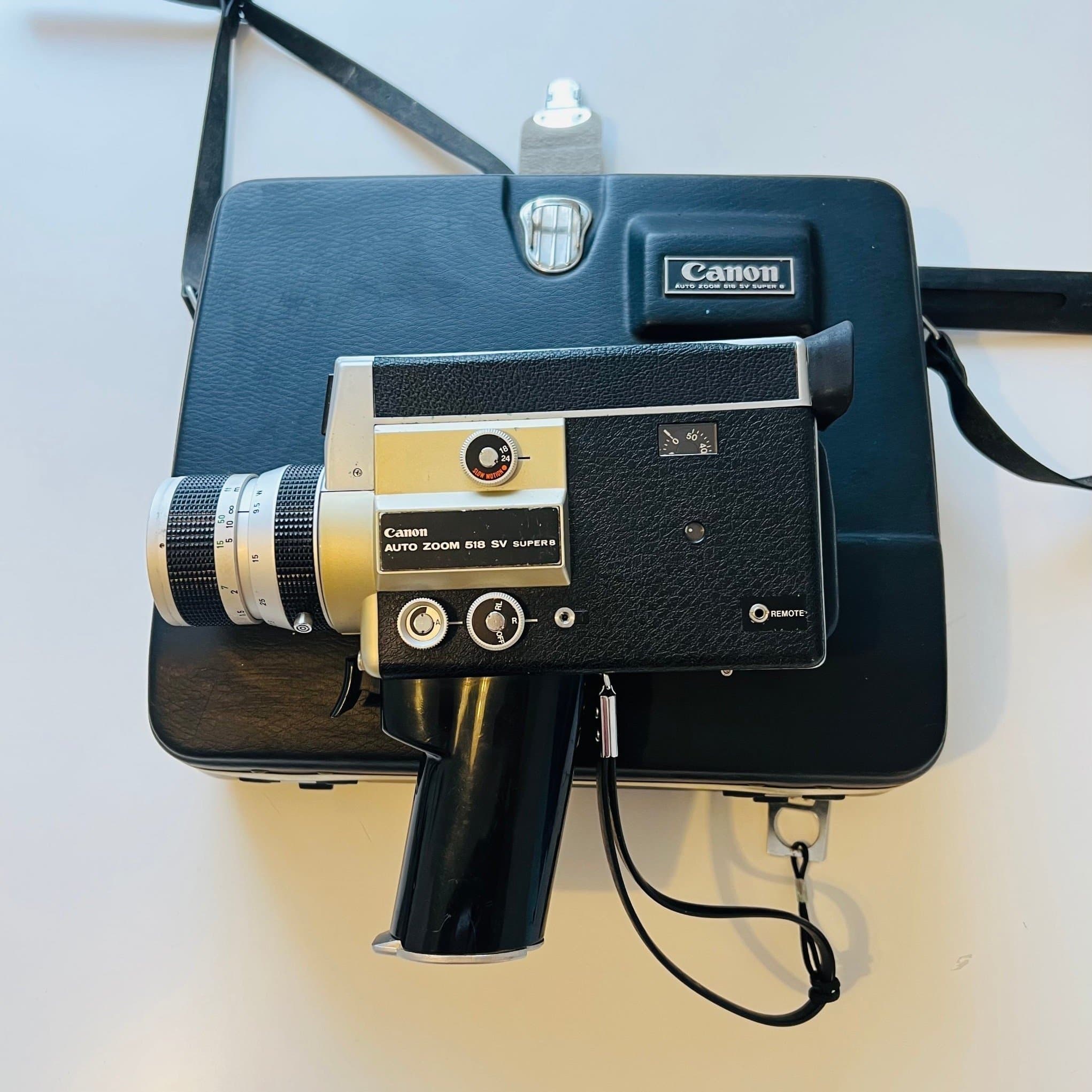 Canon Auto Zoom 518 SV Super 8 filmkamera – Vintage – Mycket fint skick
