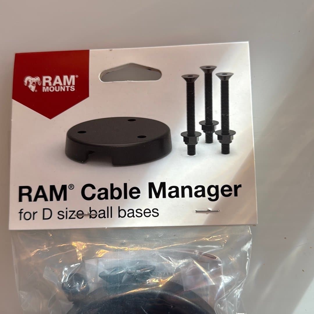 Rammounts ram cable manager for (Dsize ball bases)