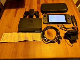 Nintendo Switch Grey 2019 V2 HAC-001(-01) med tillbehör & originalkvitto