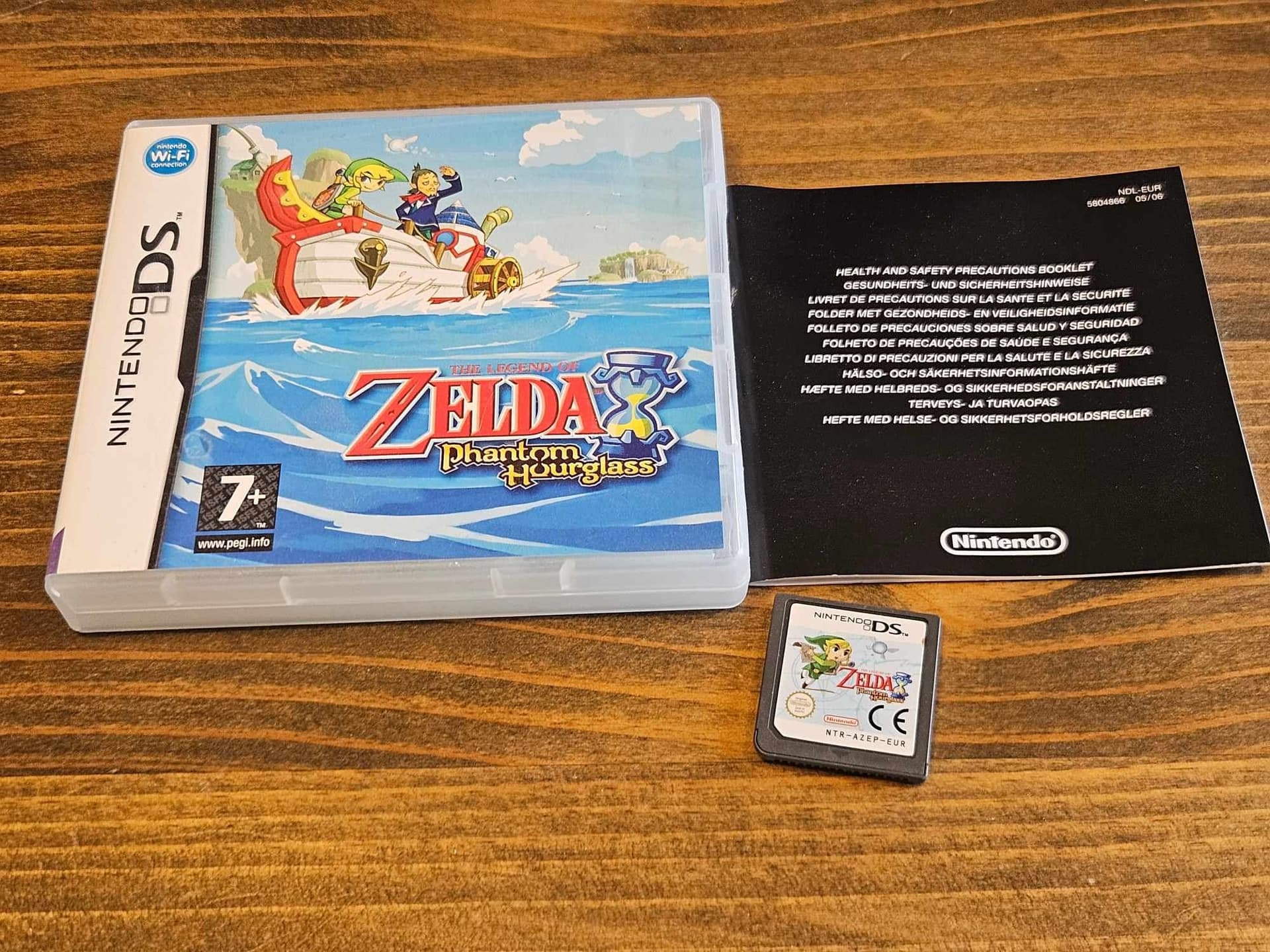 THE LEGEND OF ZELDA PHANTOM HOURGLASS NORDISK UTGÅVA DS BEG