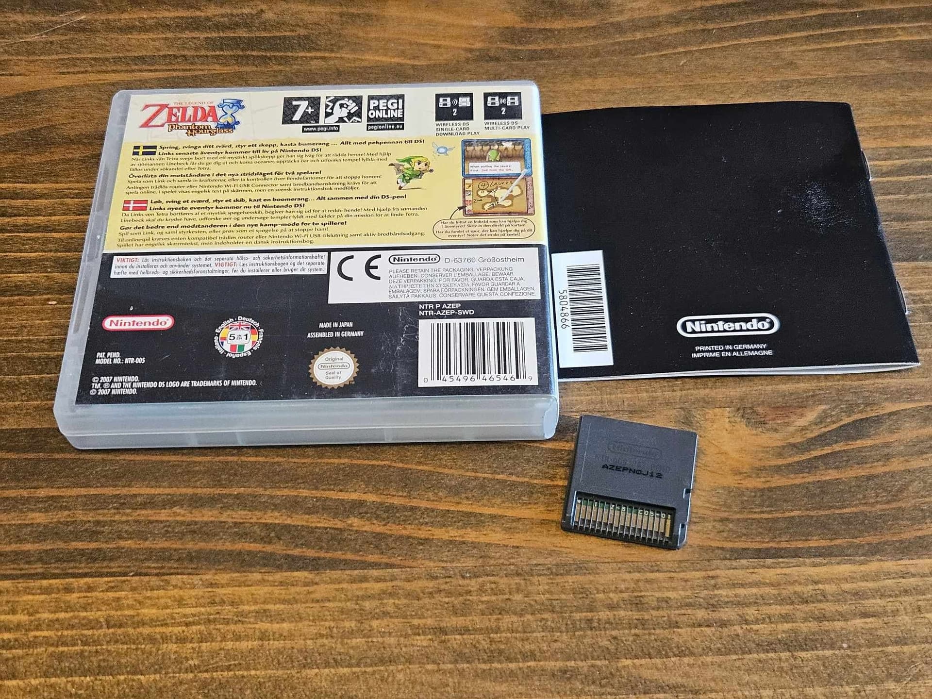 THE LEGEND OF ZELDA PHANTOM HOURGLASS NORDISK UTGÅVA DS BEG