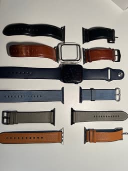 Apple Watch Series 6 GPS 44mm Blå Aluminium med Sportband och extra armband