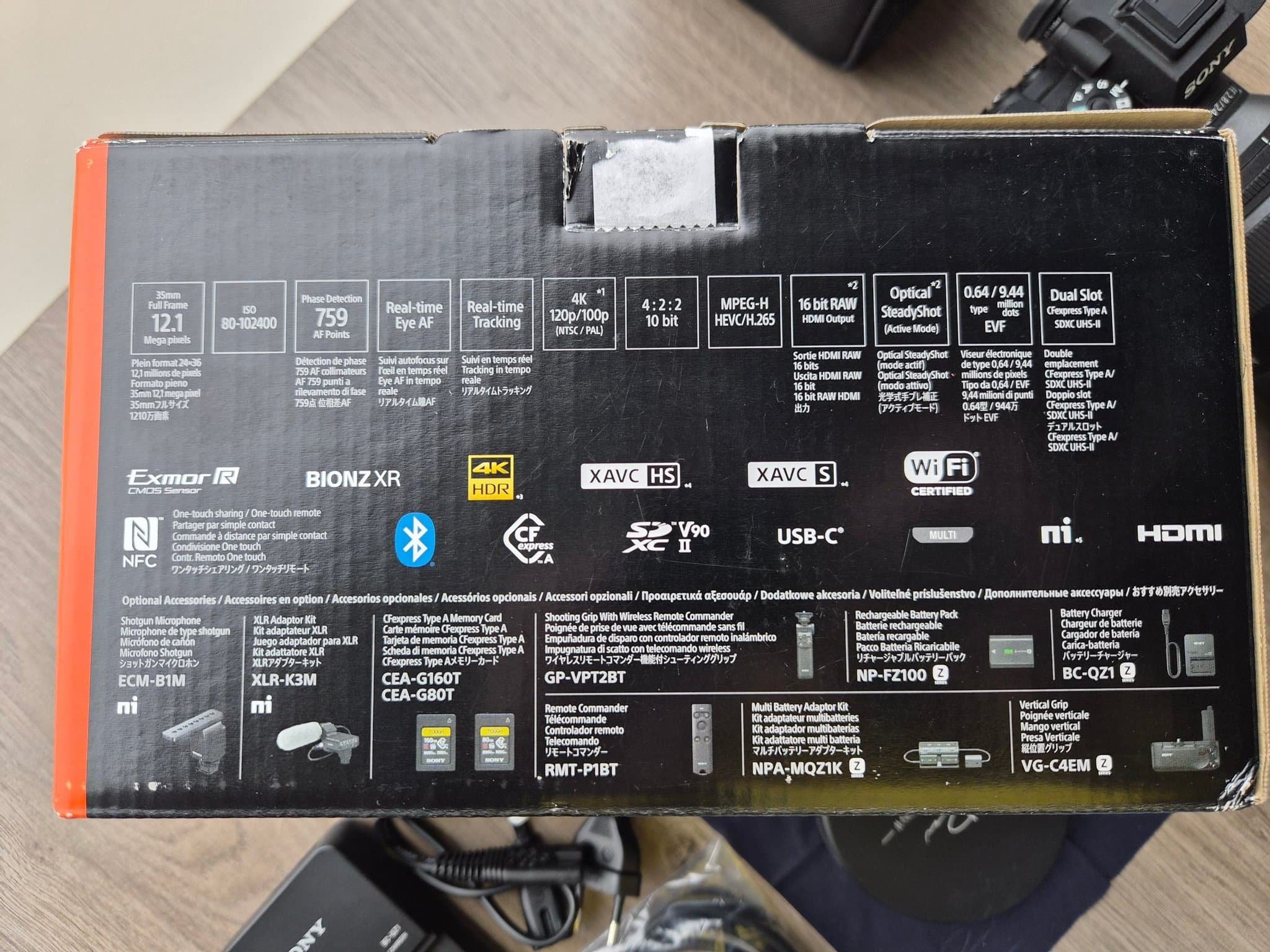 Sony Alpha 7S III kamerahus - Nyskick