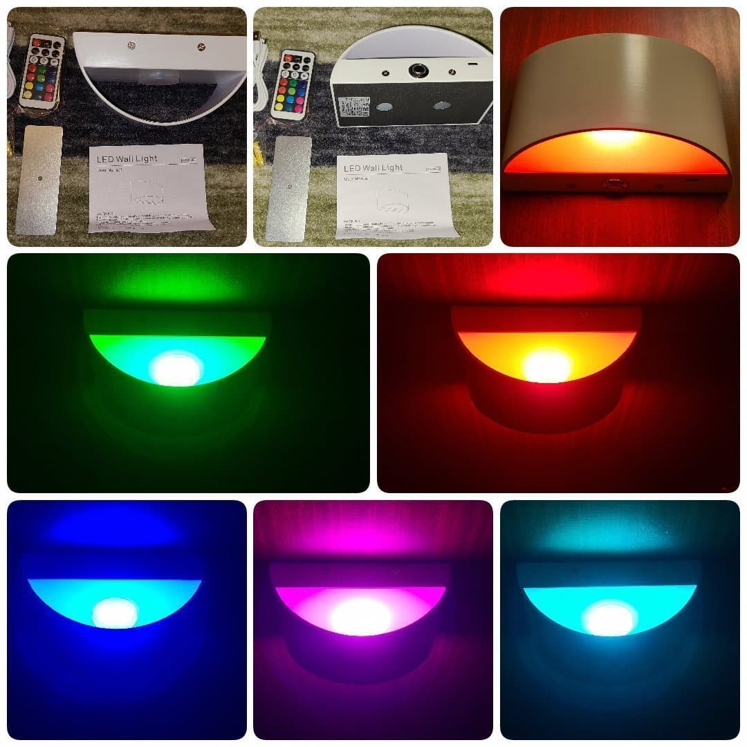 *Ny* Vägglampa med magnet. Wall lamp with battery, USB-C, Touch Control