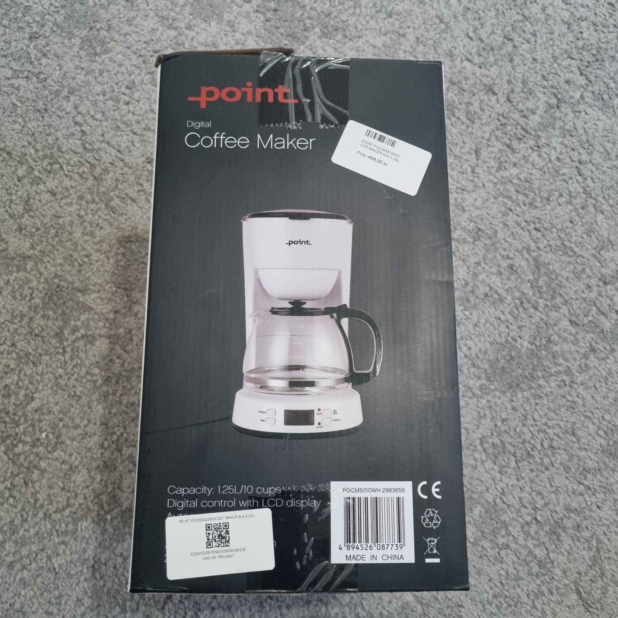 Point Digital Kaffebryggare POCM5010WH