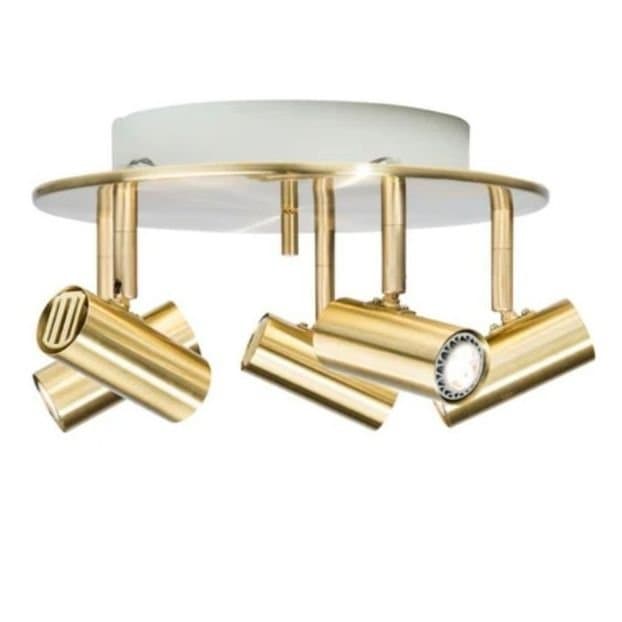 Två original Taklampa Belid S 6315 43 Guld