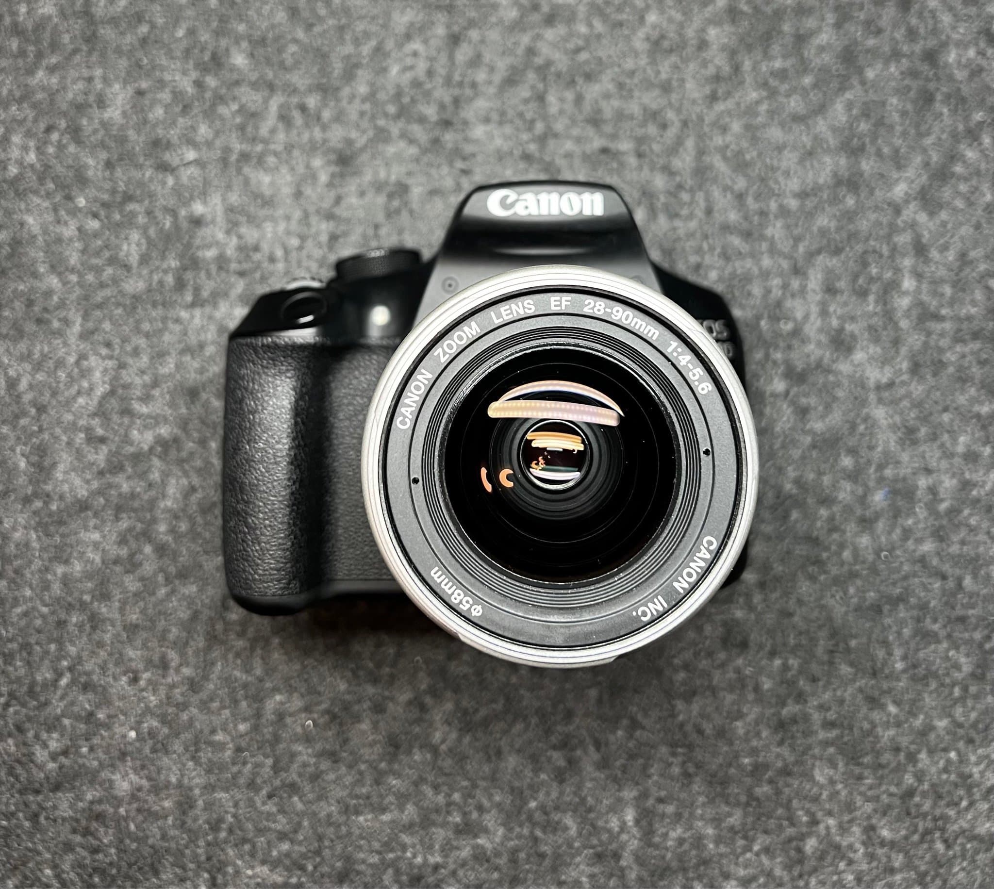 Canon EOS 1300D + Canon zoom lens EF 28-90mm