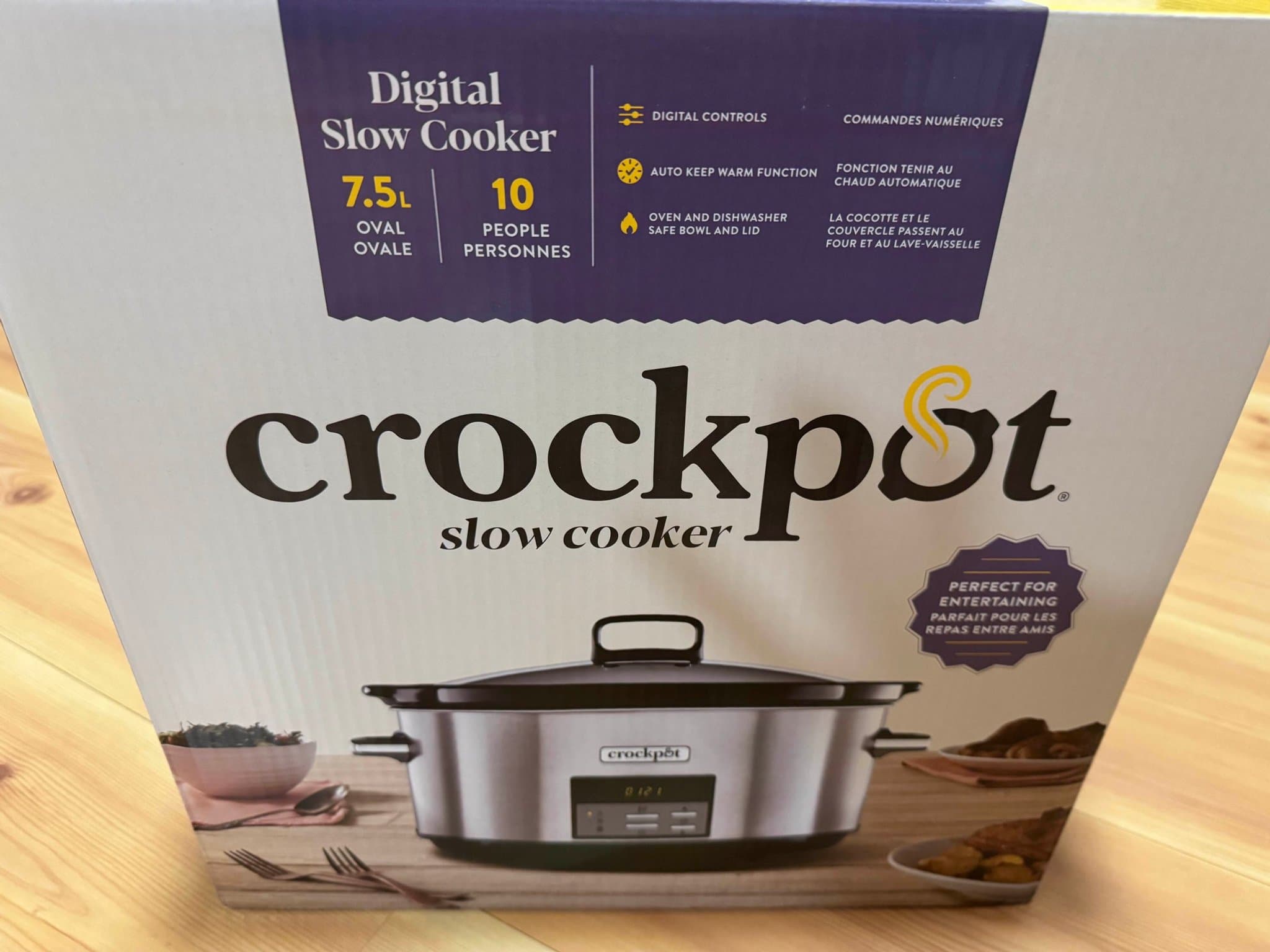 Crockpot slowcooker CSC063X 7.5 Liter med timer funktion