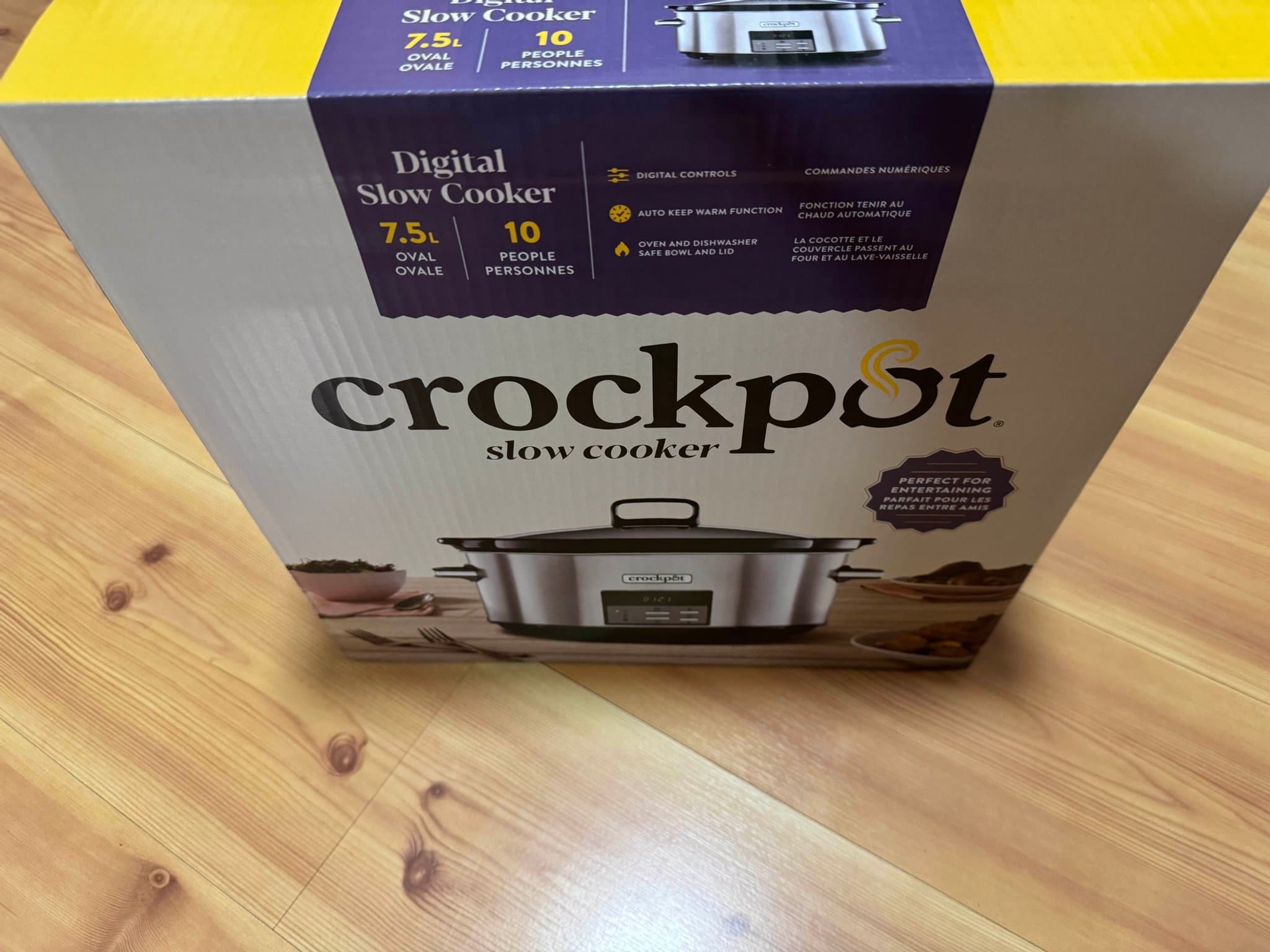 Crockpot slowcooker CSC063X 7.5 Liter med timer funktion