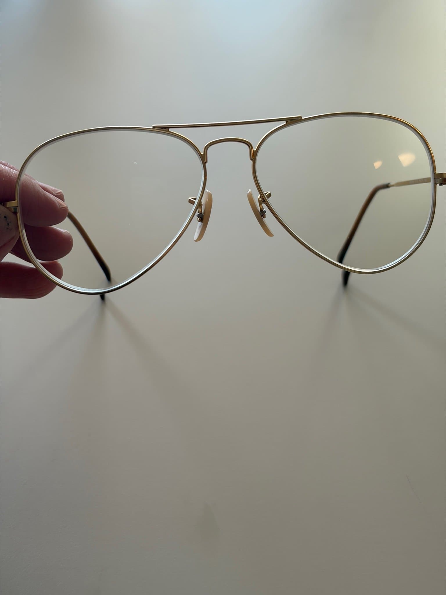 Ray-ban Aviator glasögonbåge för dam | Matt Guld | Matt Mässing |