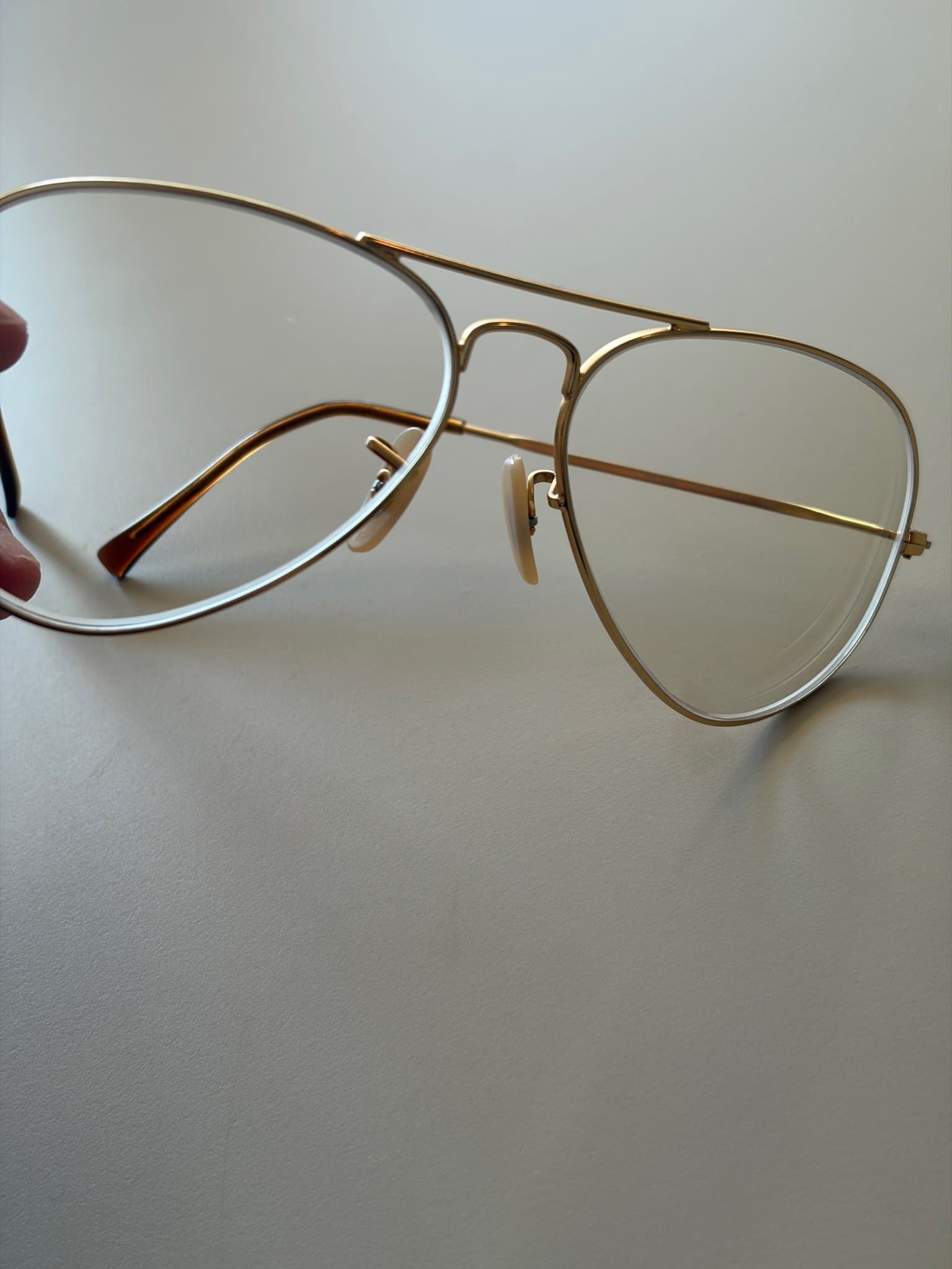 Ray-ban Aviator glasögonbåge för dam | Matt Guld | Matt Mässing |