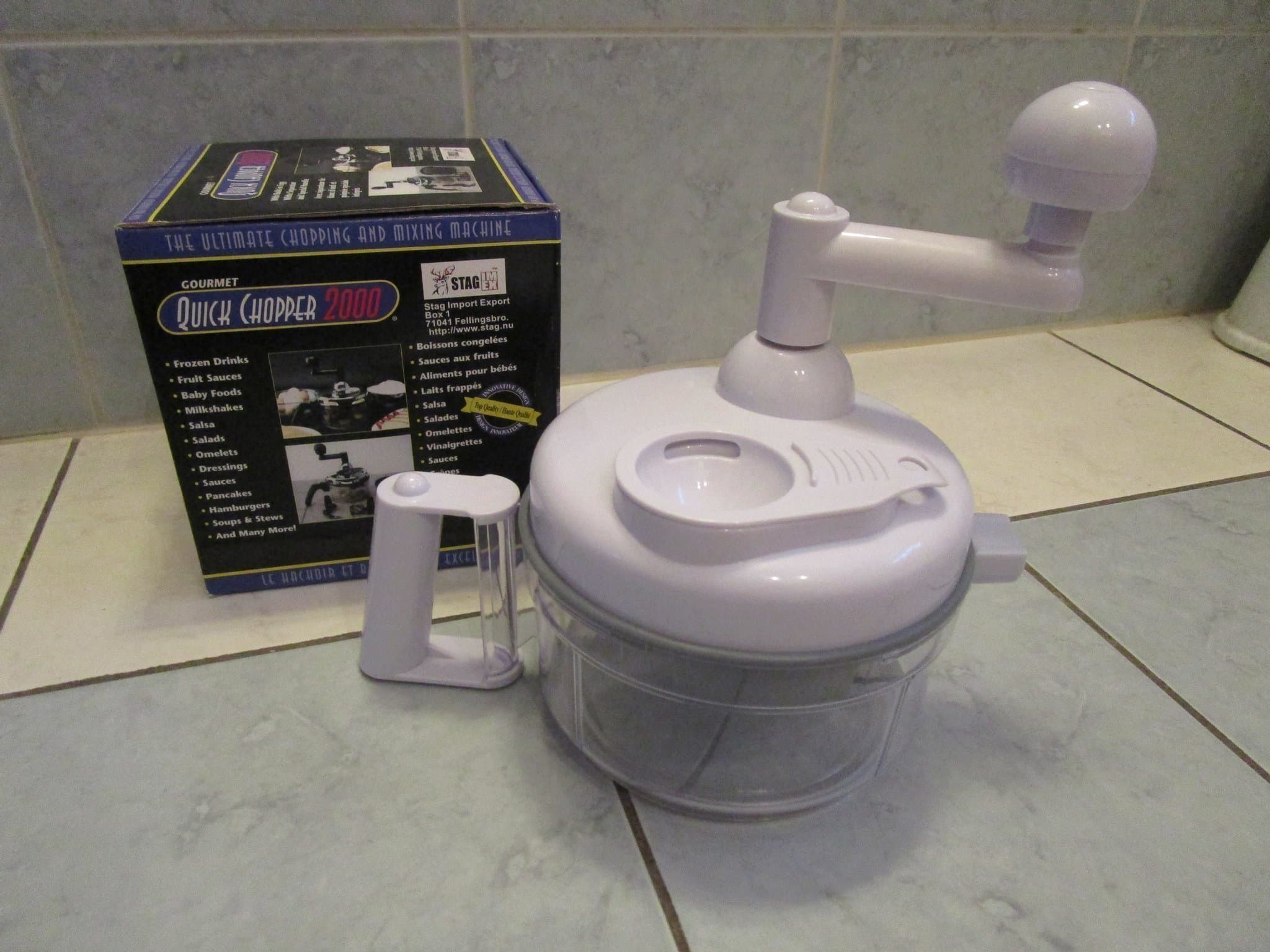 Gourmet Quick Chopper 2000 - Praktisk och användbar hack- och blandningsmaskin