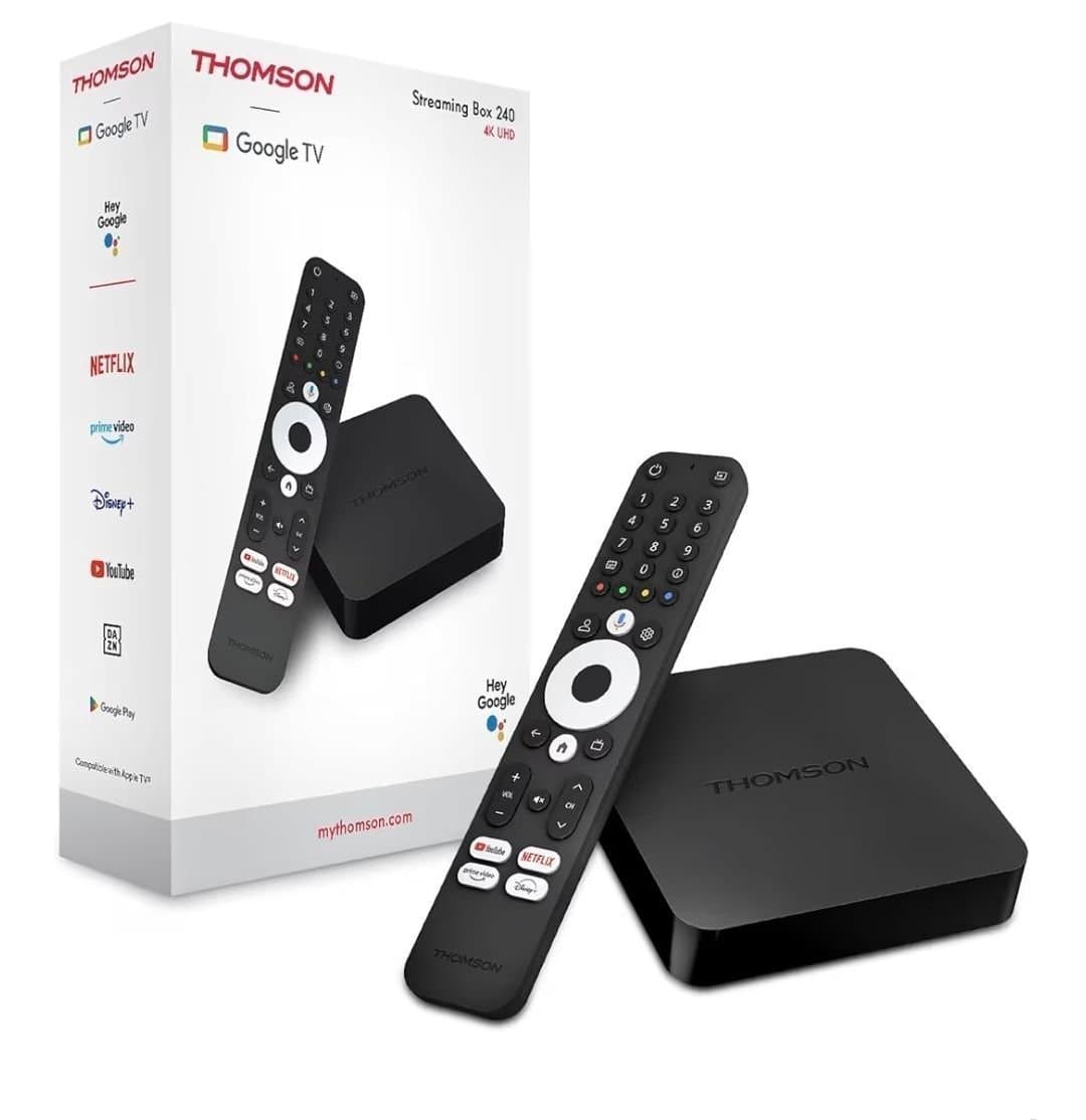 Thomson Streaming Box 240 - 4K UHD - Google TV - Ny i obruten förpackning!